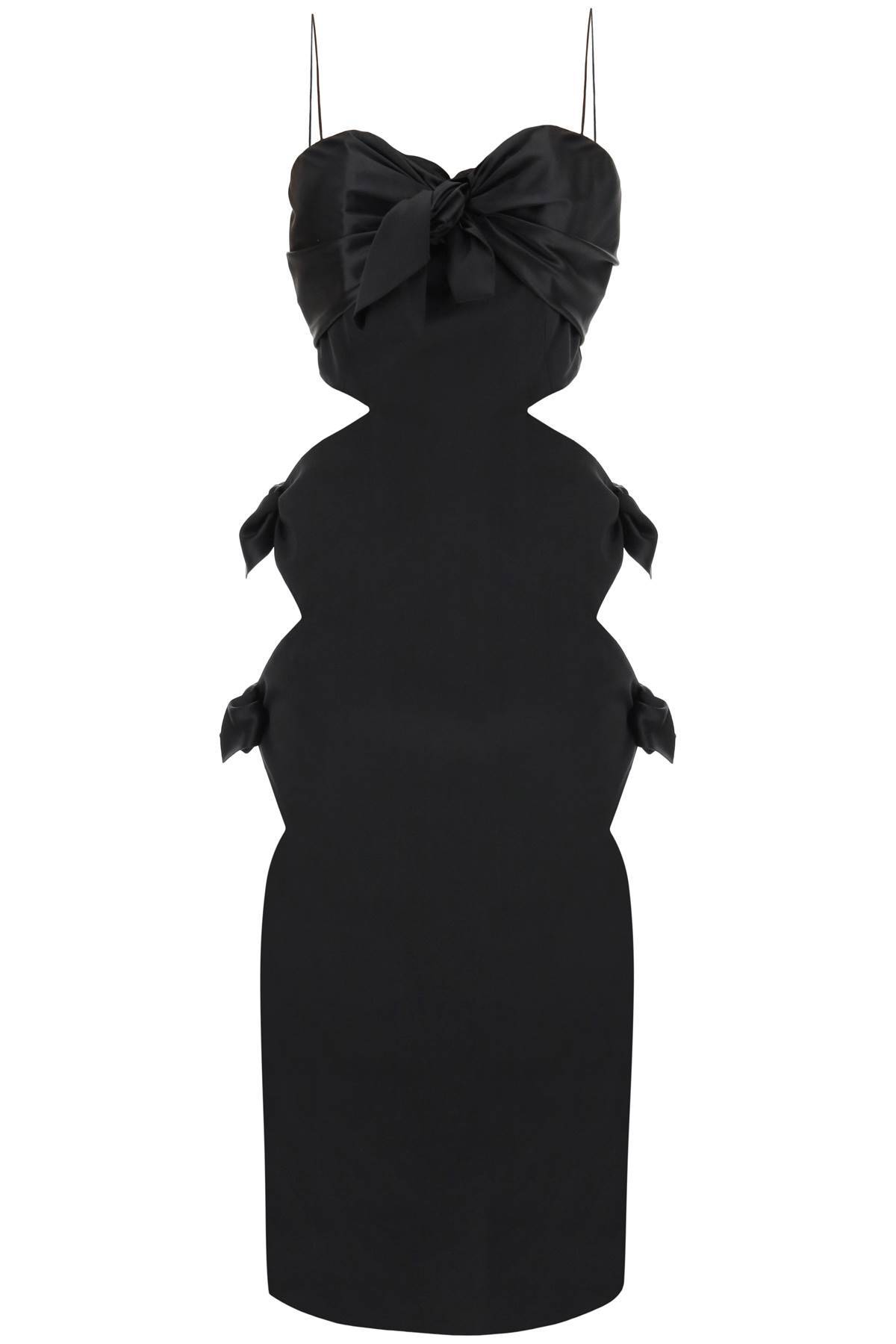 Shop Alessandra Rich Cut-out Dress In Black