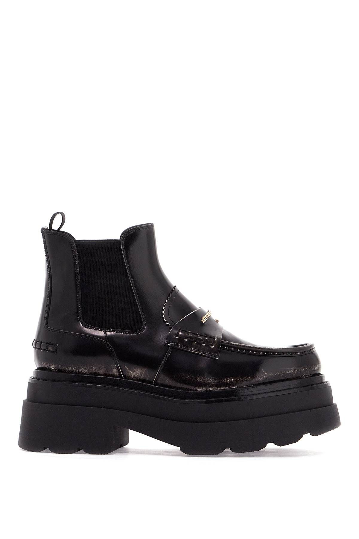 Shop Alexander Wang Carter Ankle Boots With Platform In Black