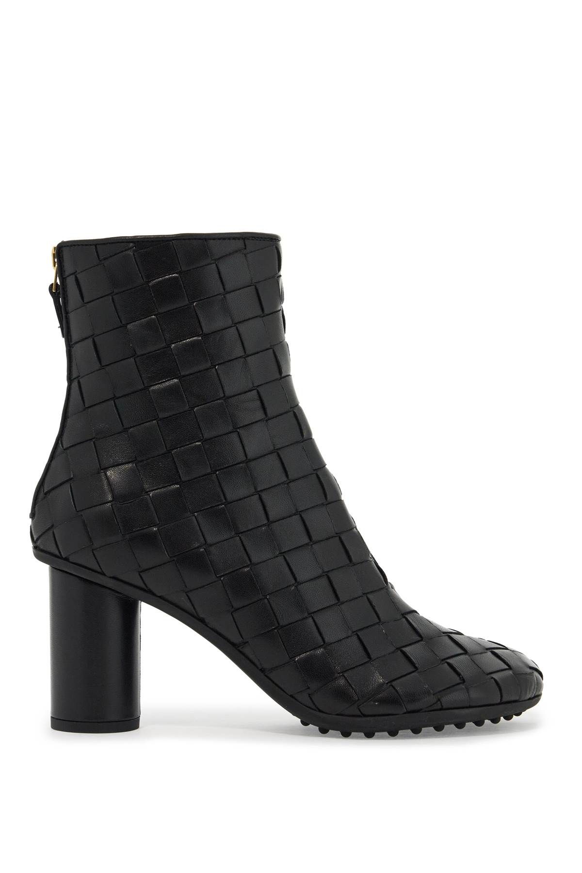 Shop Bottega Veneta Atomic Nappa Leather Ankle Boots In Black