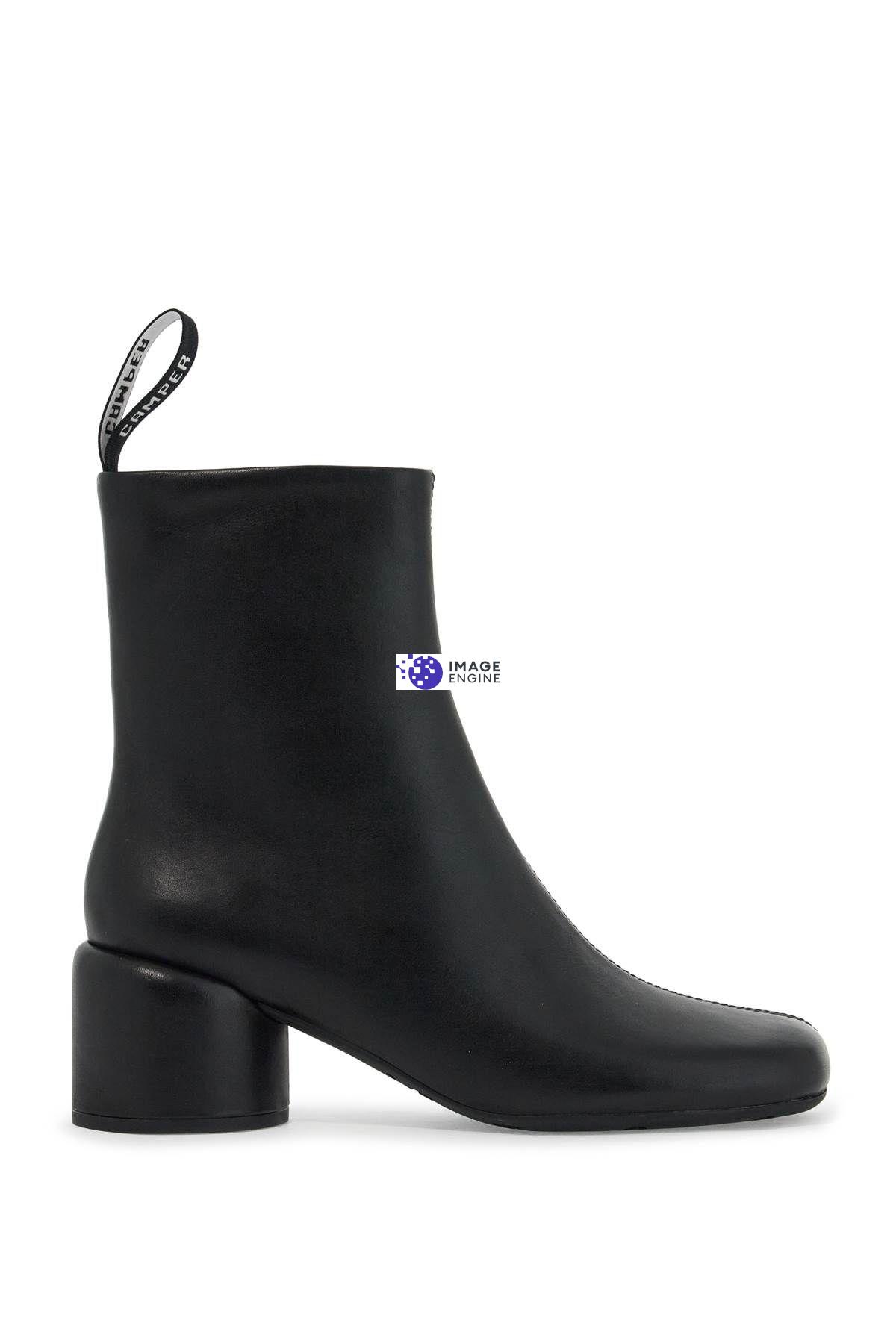 Camper Niki 60mm Leather Ankle Boots In Black