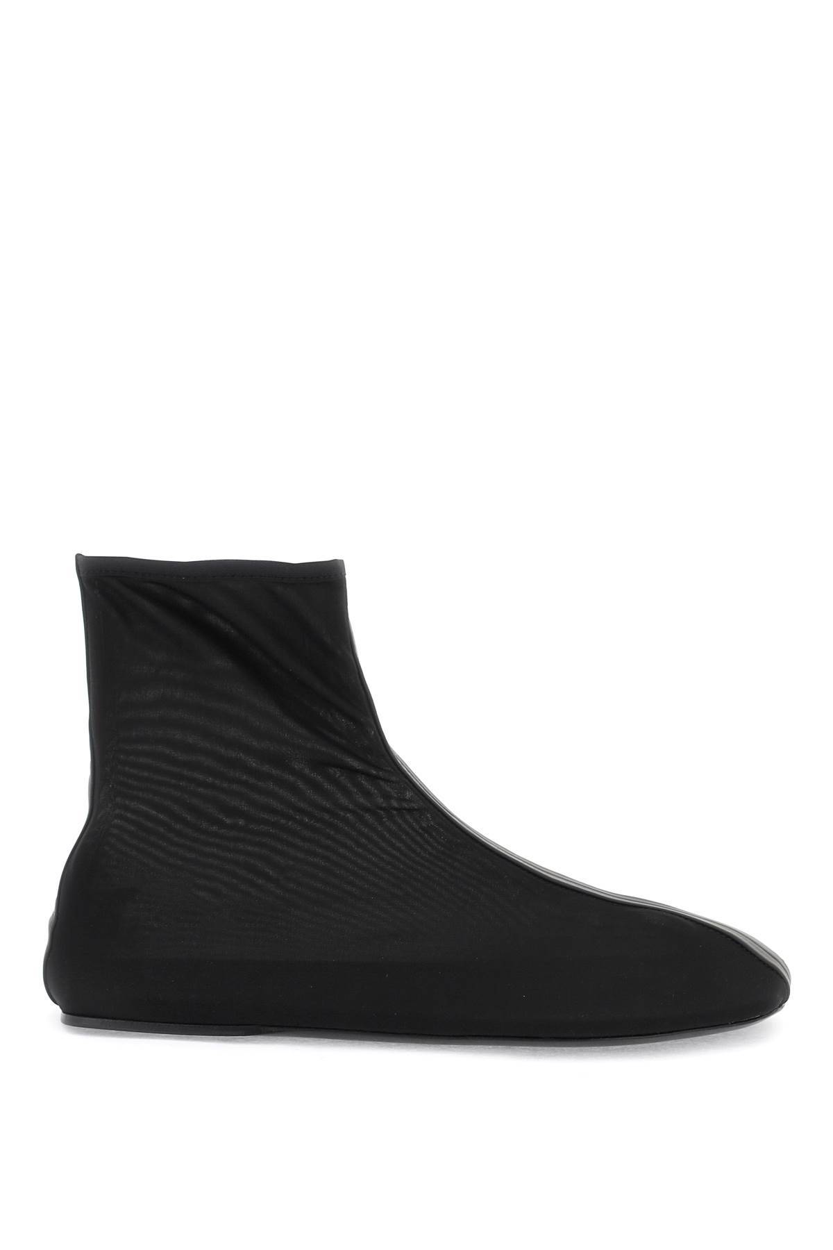 Shop Christopher Esber Benson Technical Jersey Ankle Boots In Black