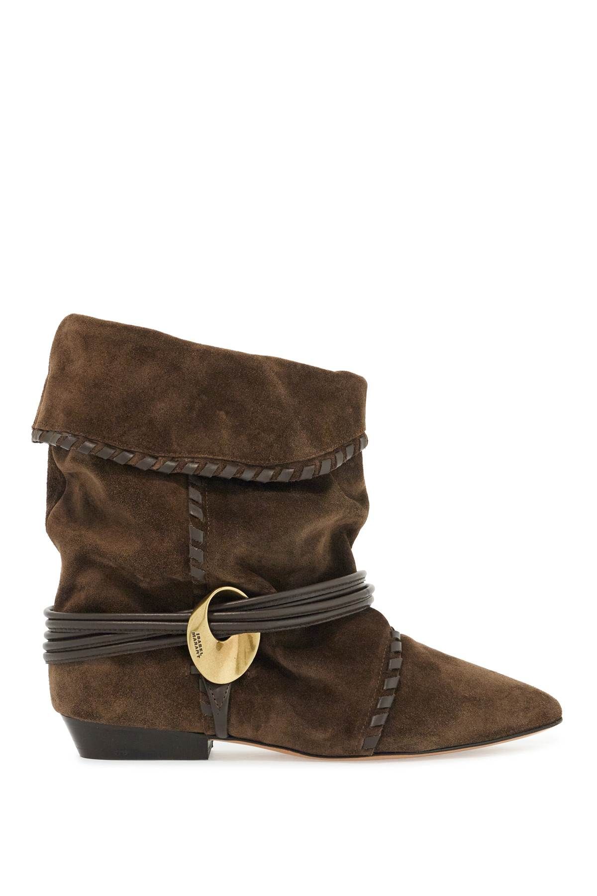 Shop Isabel Marant Sellen Ankle In Brown