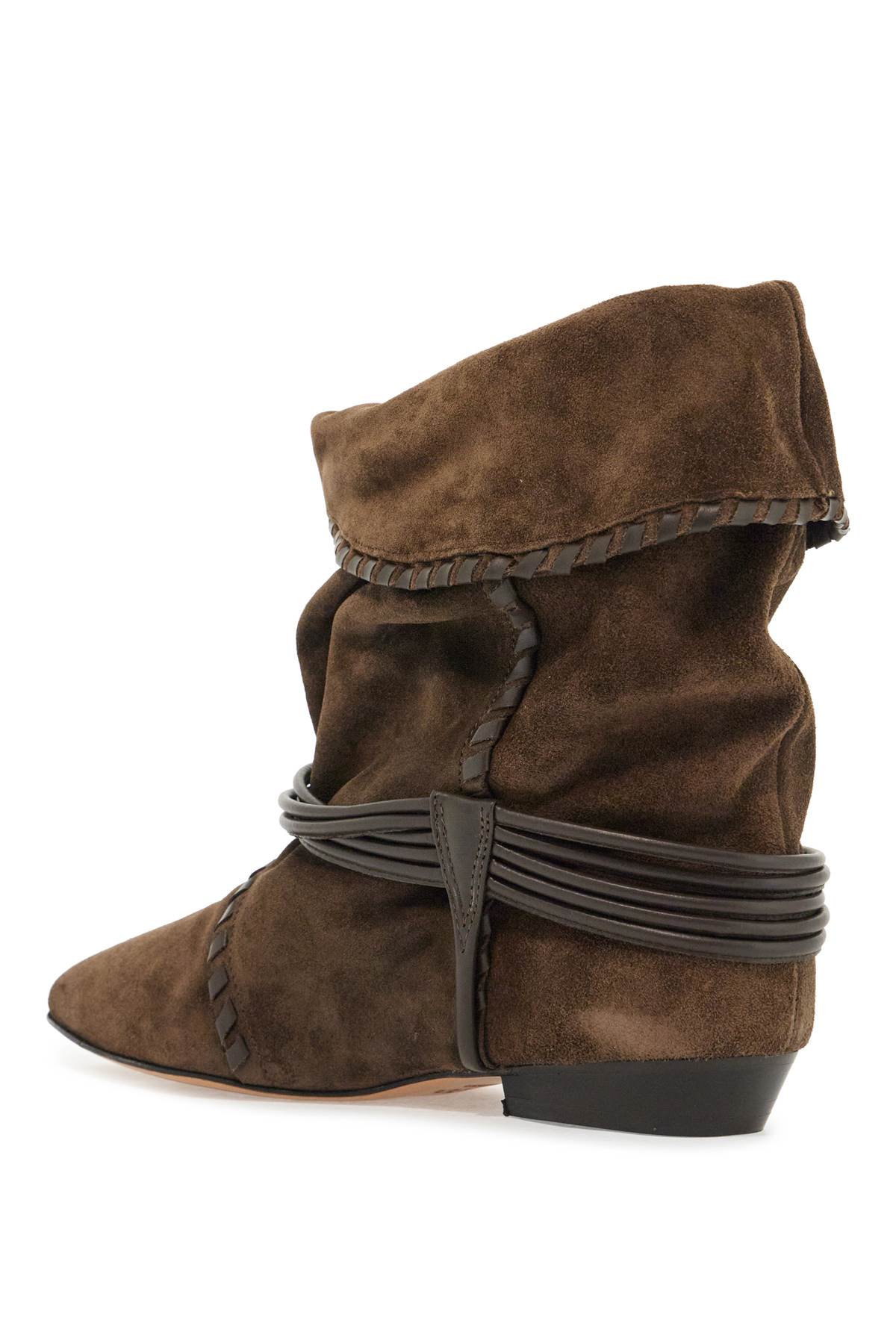 Shop Isabel Marant Sellen Ankle In Brown