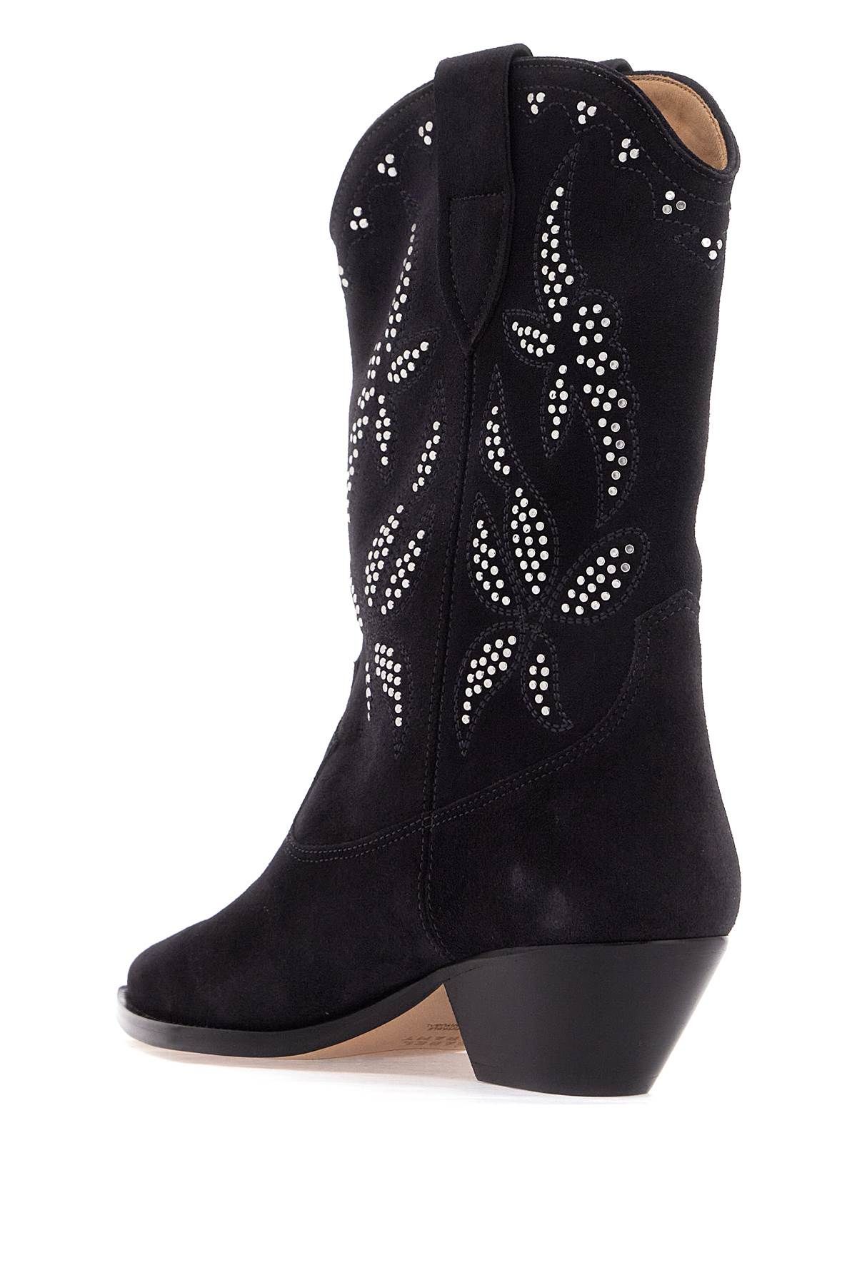 Shop Isabel Marant 'duerto Texan Boots With In Blue