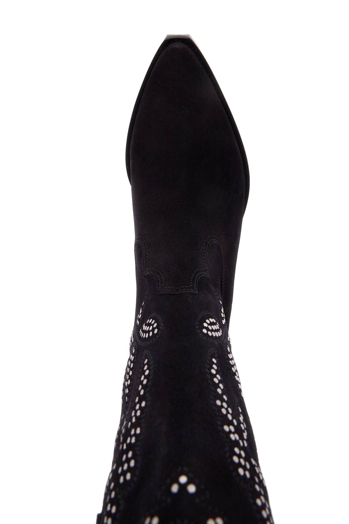 Shop Isabel Marant 'duerto Texan Boots With In Blue