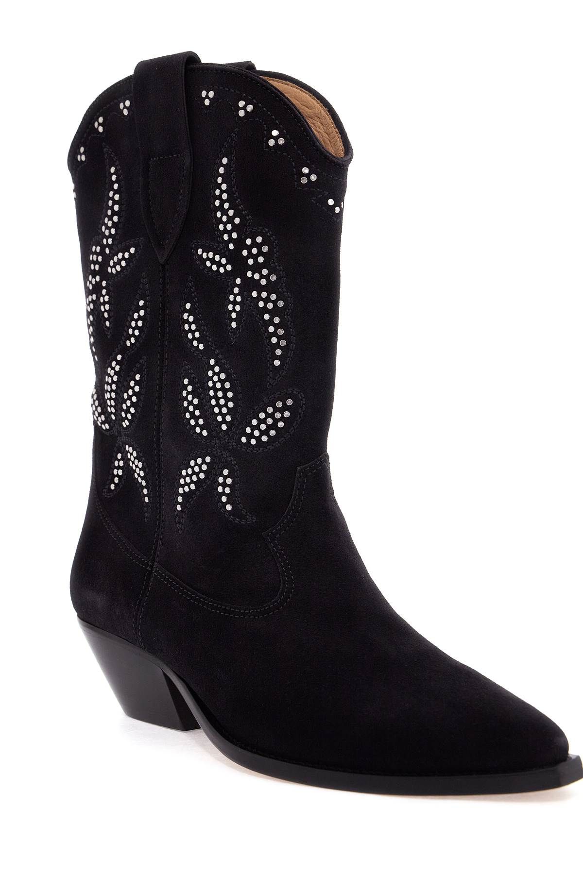 Shop Isabel Marant 'duerto Texan Boots With In Blue