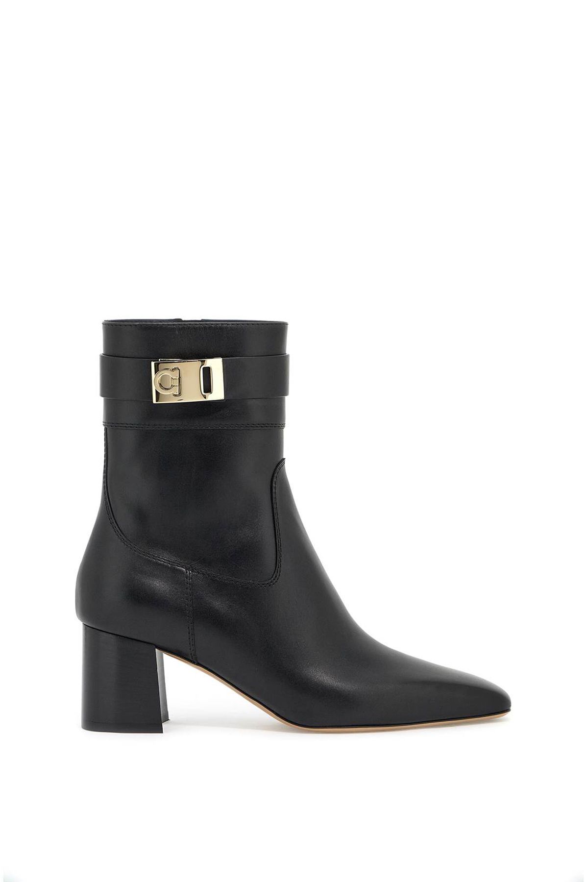 Shop Ferragamo Ely Ornamented Ankle In Black