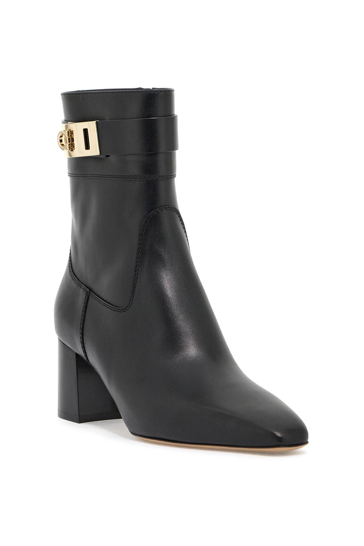 Shop Ferragamo Ely Ornamented Ankle In Black