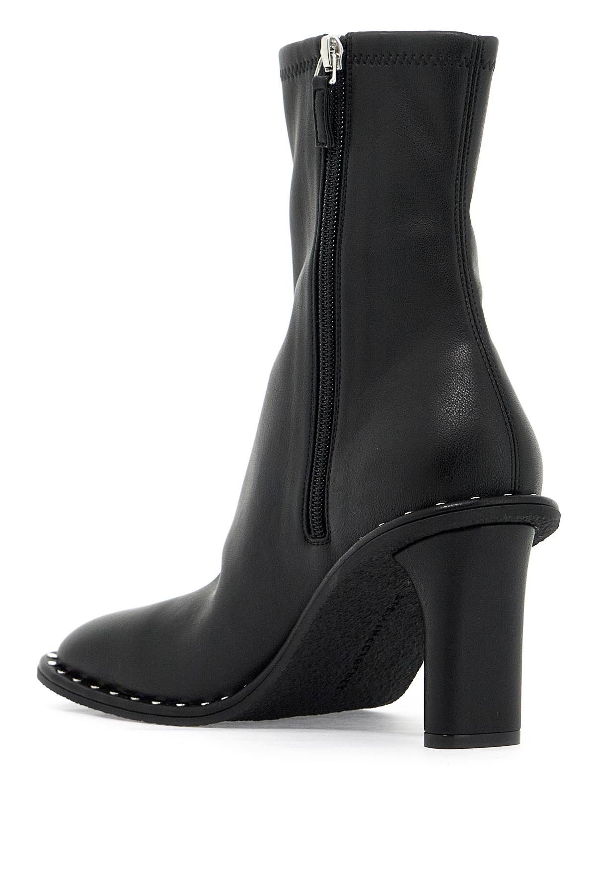 Shop Stella Mccartney Ryder Sock Ankle Boots With Heel In Black