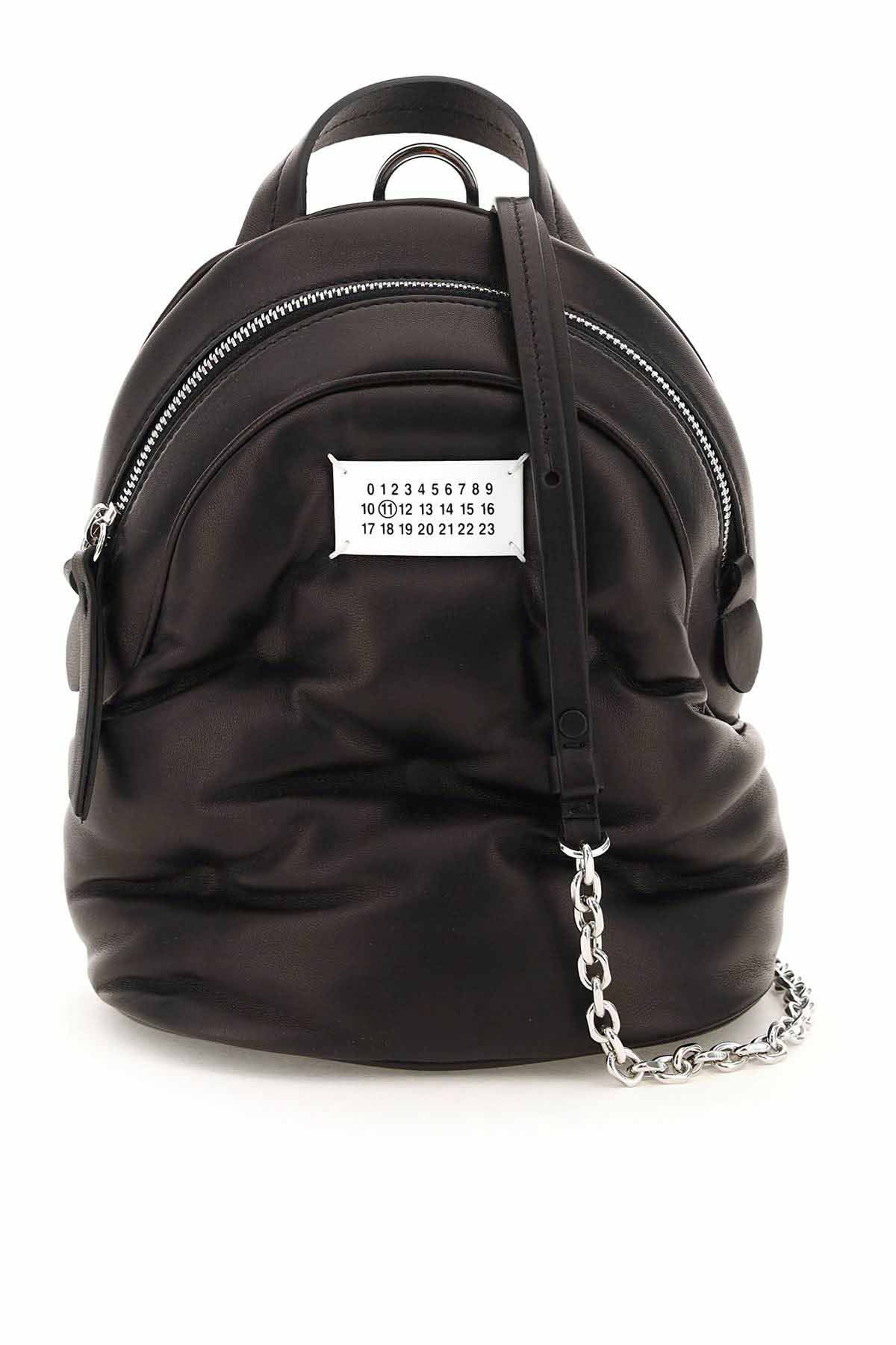 Shop Maison Margiela Glam Slam Crossbody Backpack In Black