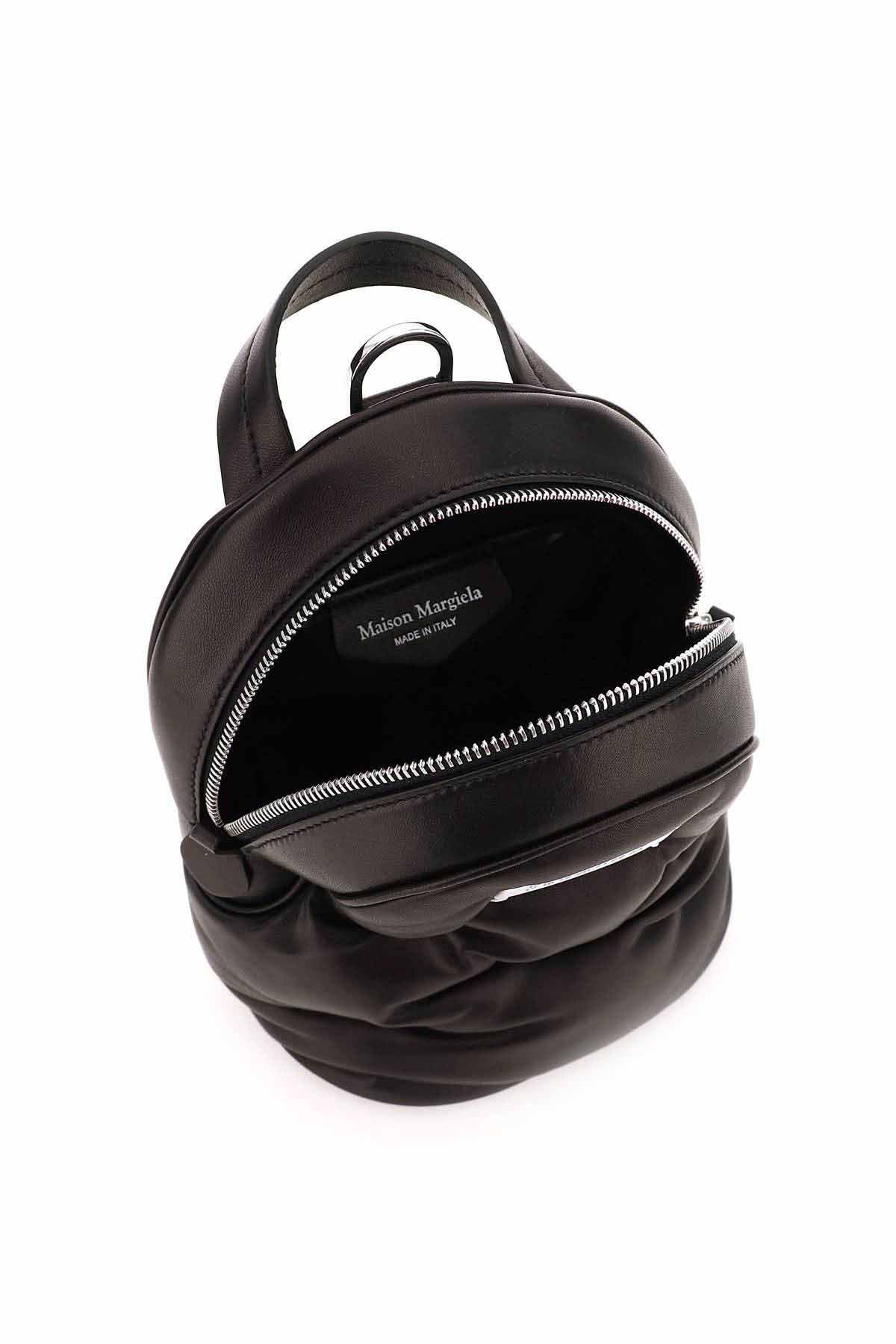 Shop Maison Margiela Glam Slam Crossbody Backpack In Black