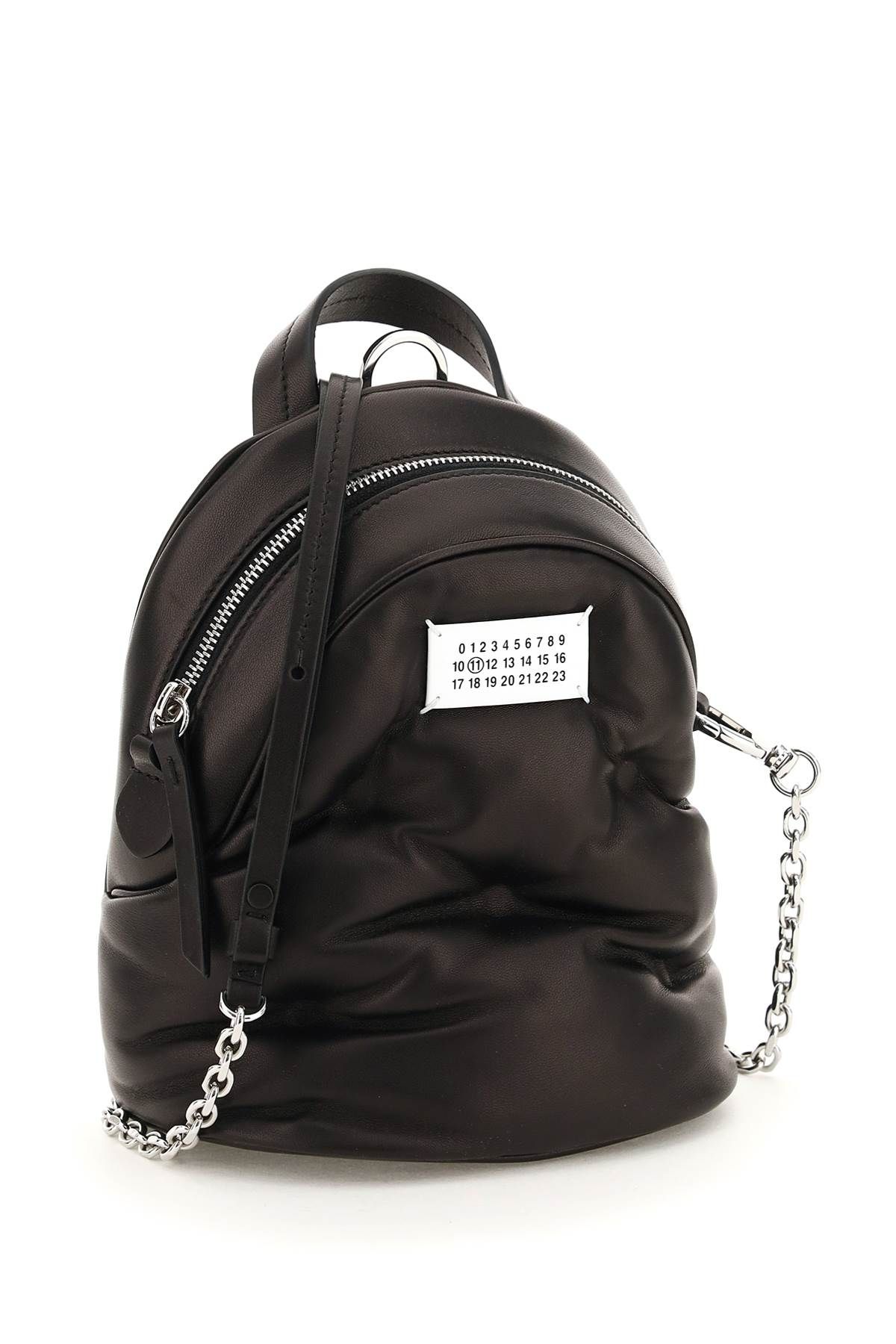 Shop Maison Margiela Glam Slam Crossbody Backpack In Black