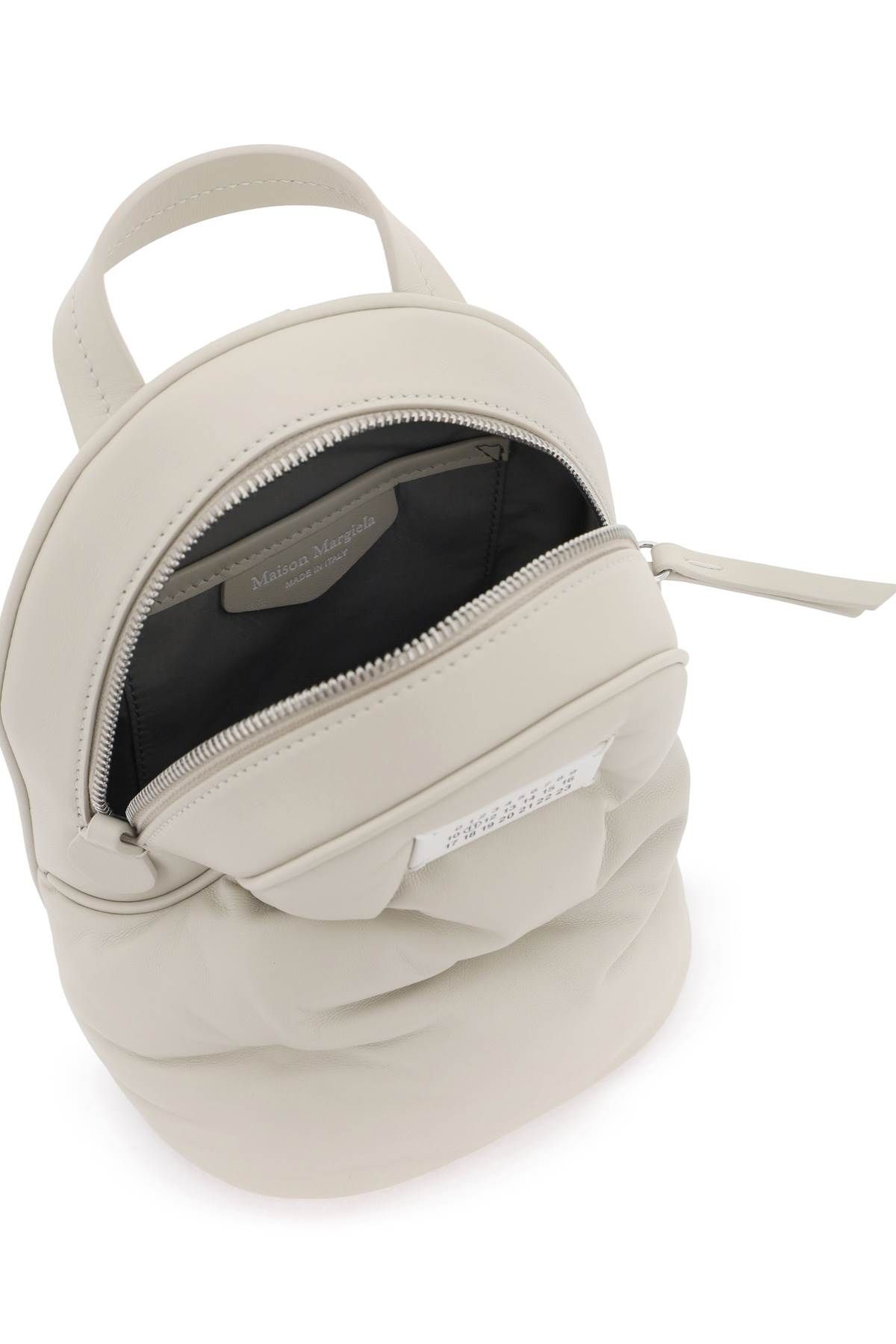 Shop Maison Margiela Glam Slam Crossbody Backpack In Neutro