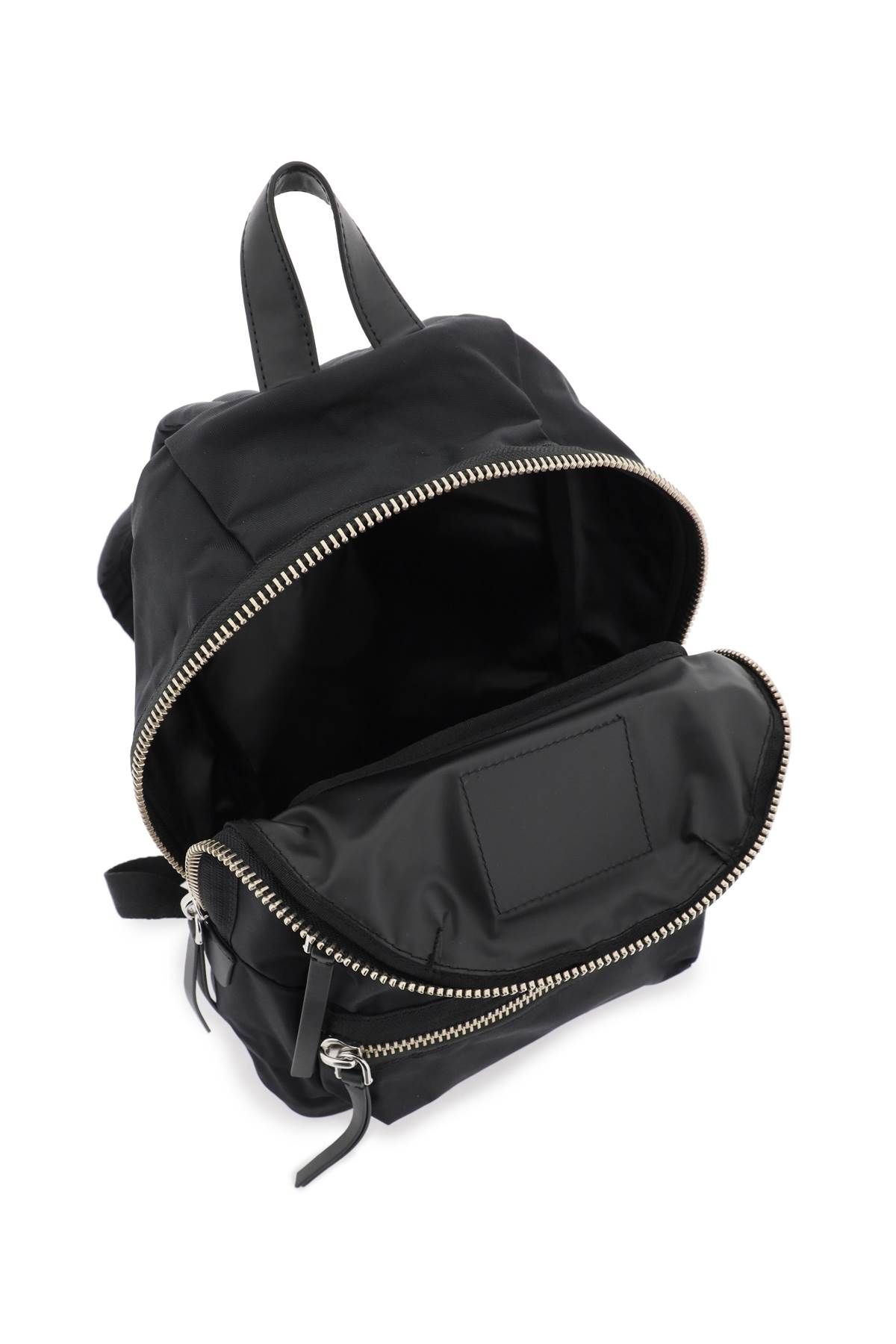 Shop Marc Jacobs The Biker Nylon Medium Backpack In Black