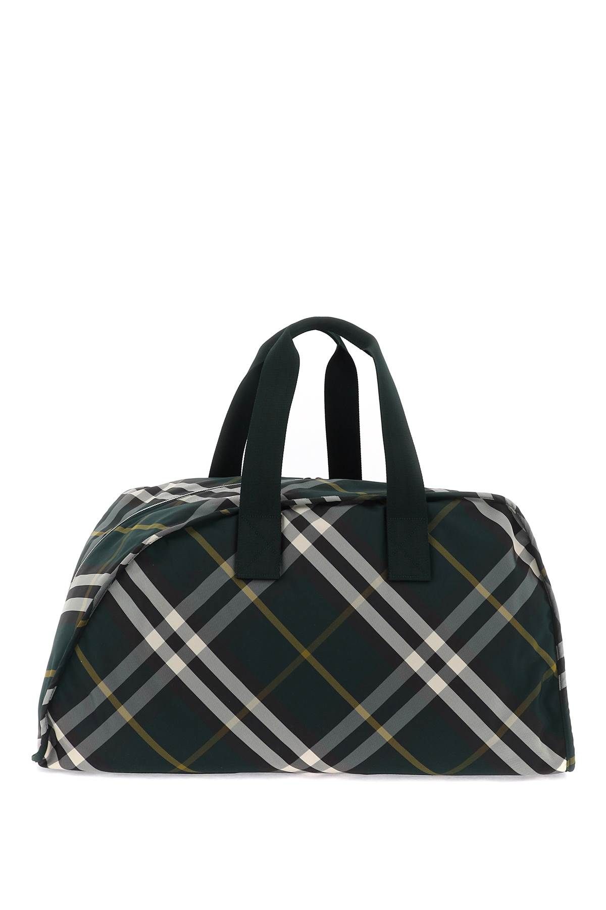 Shop Burberry Large Shield Duffel In Green