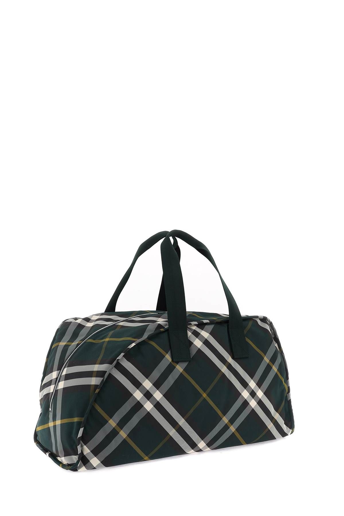 Shop Burberry Large Shield Duffel In Green