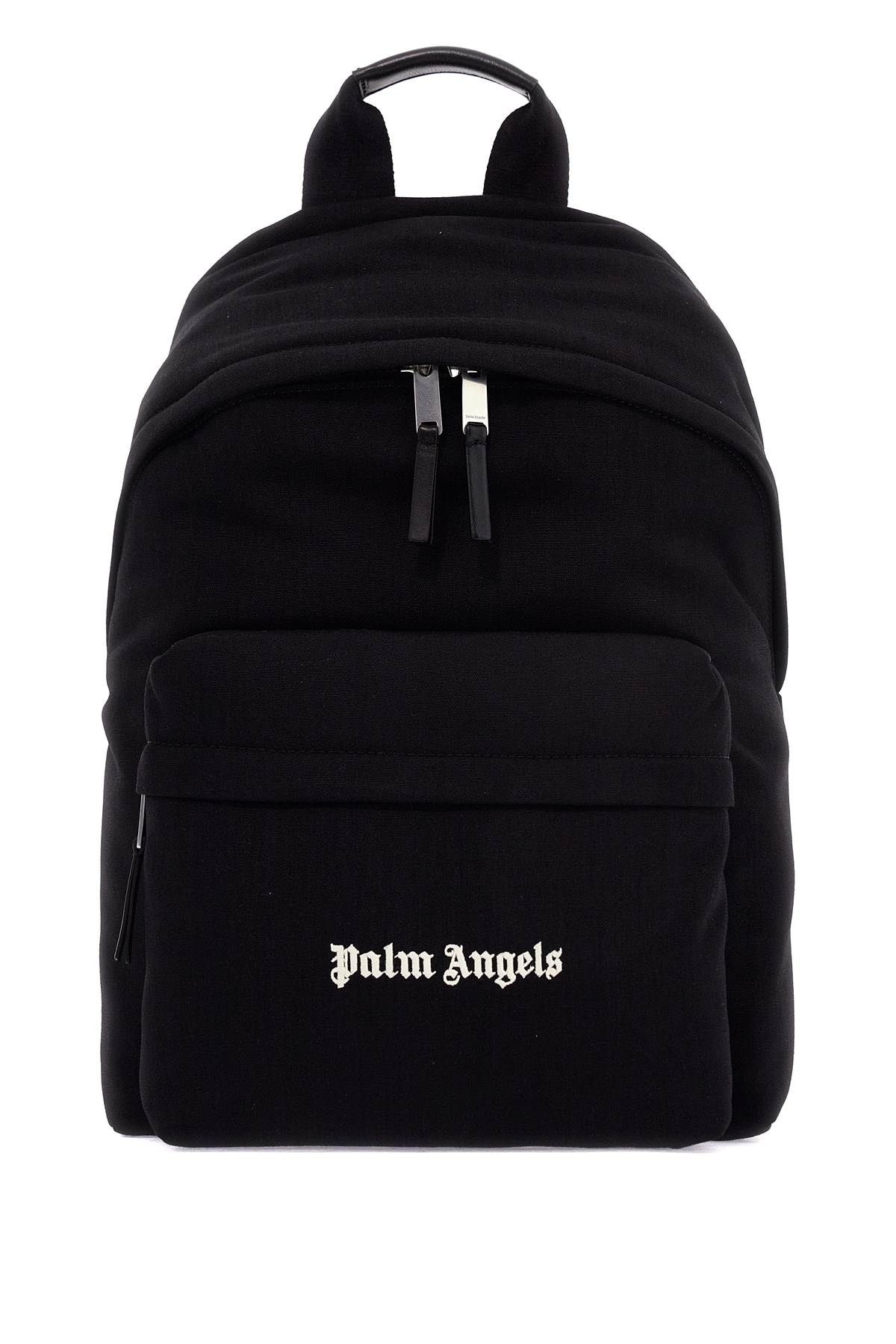 Shop Palm Angels Backpack With Logo In Black