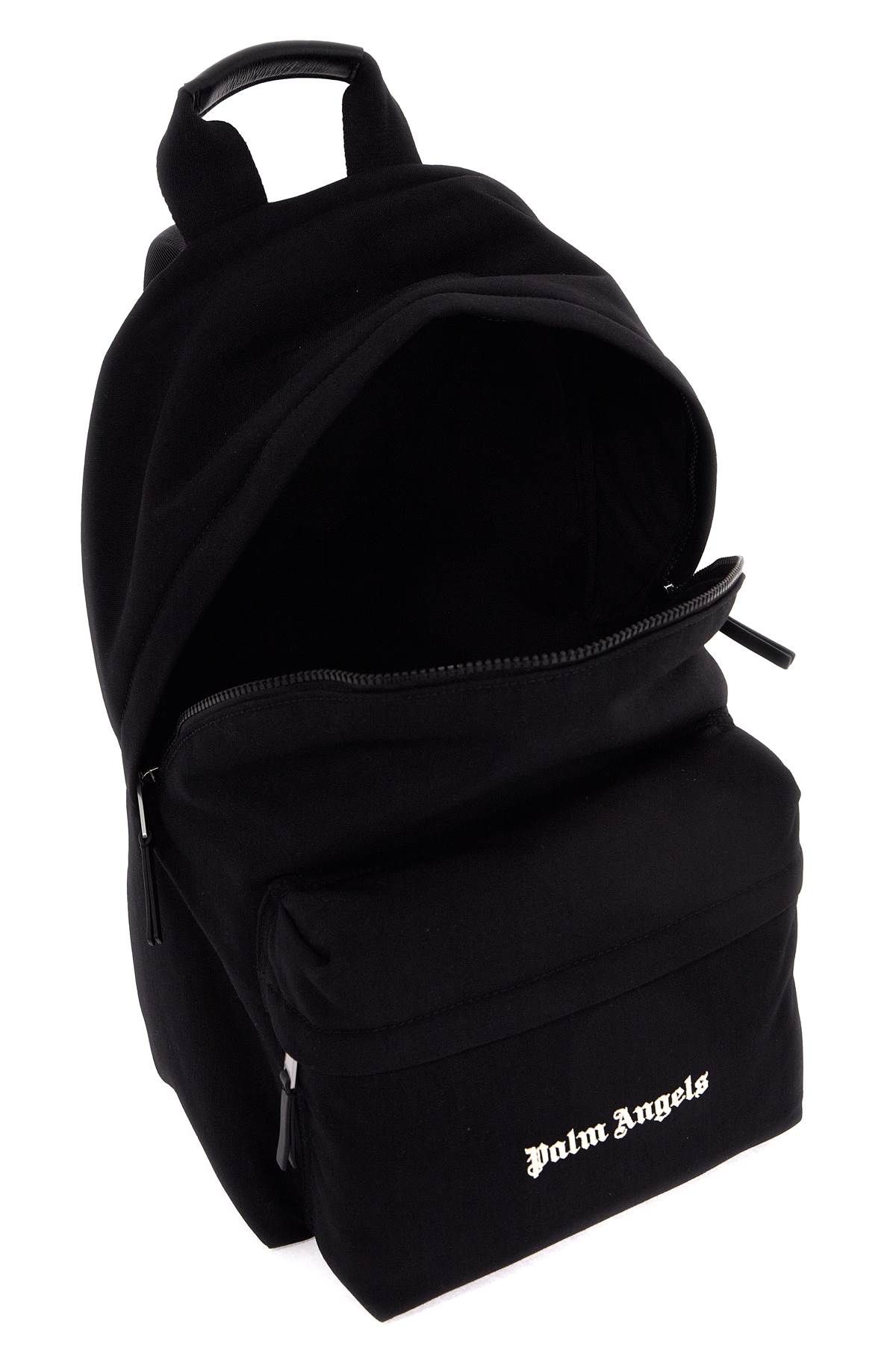 Shop Palm Angels Backpack With Logo In Black