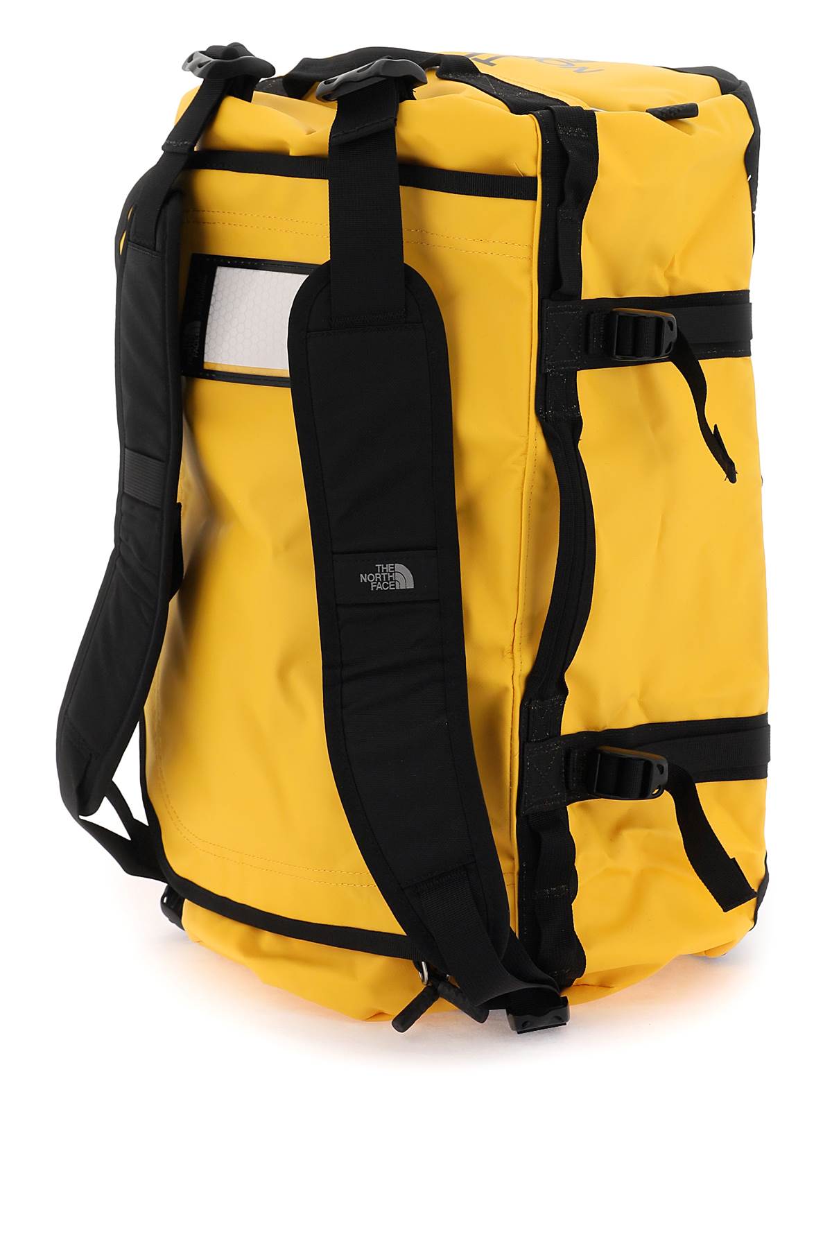 Shop The North Face Small Base Camp Duffel Bag In Yellow
