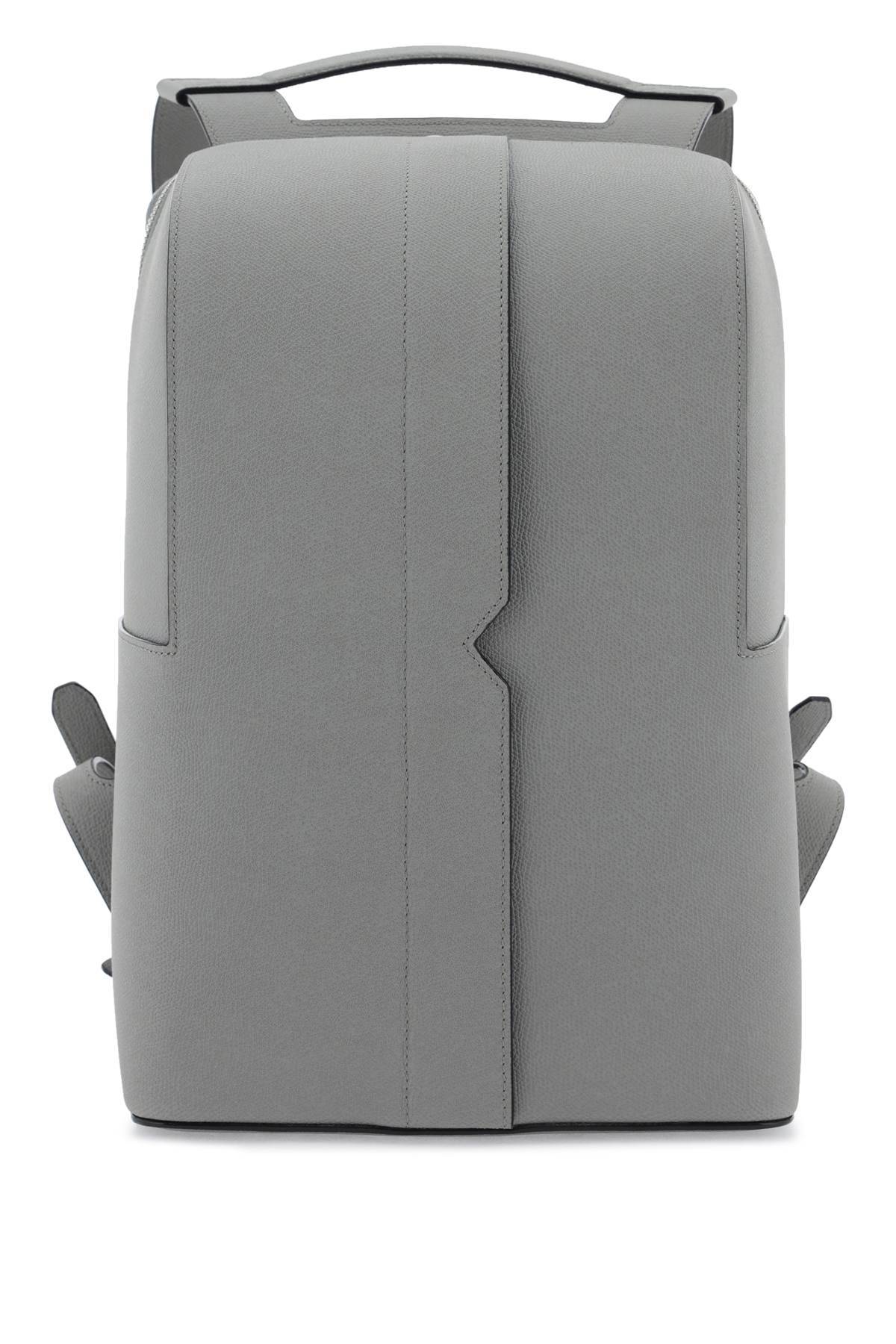 Valextra V-line Backpack In Grey