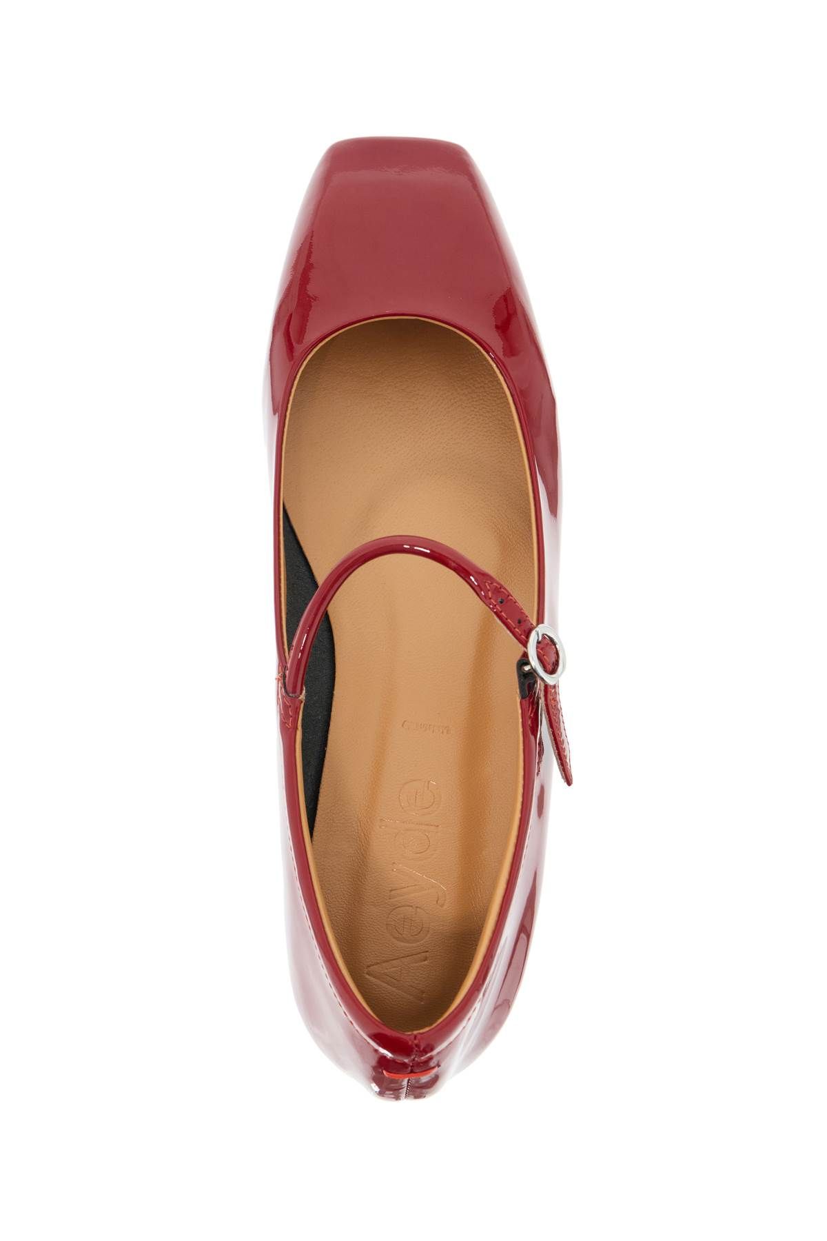 Shop Aeyde Uma Ballet Fl In Red