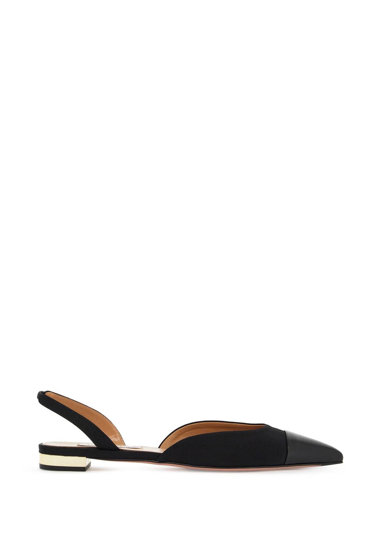 Shop Aquazzura Milanese Slingback In Black