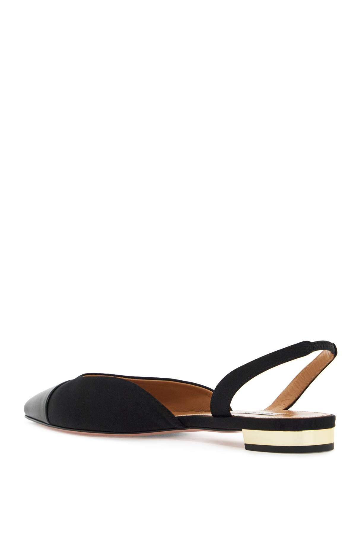 Shop Aquazzura Milanese Slingback In Black