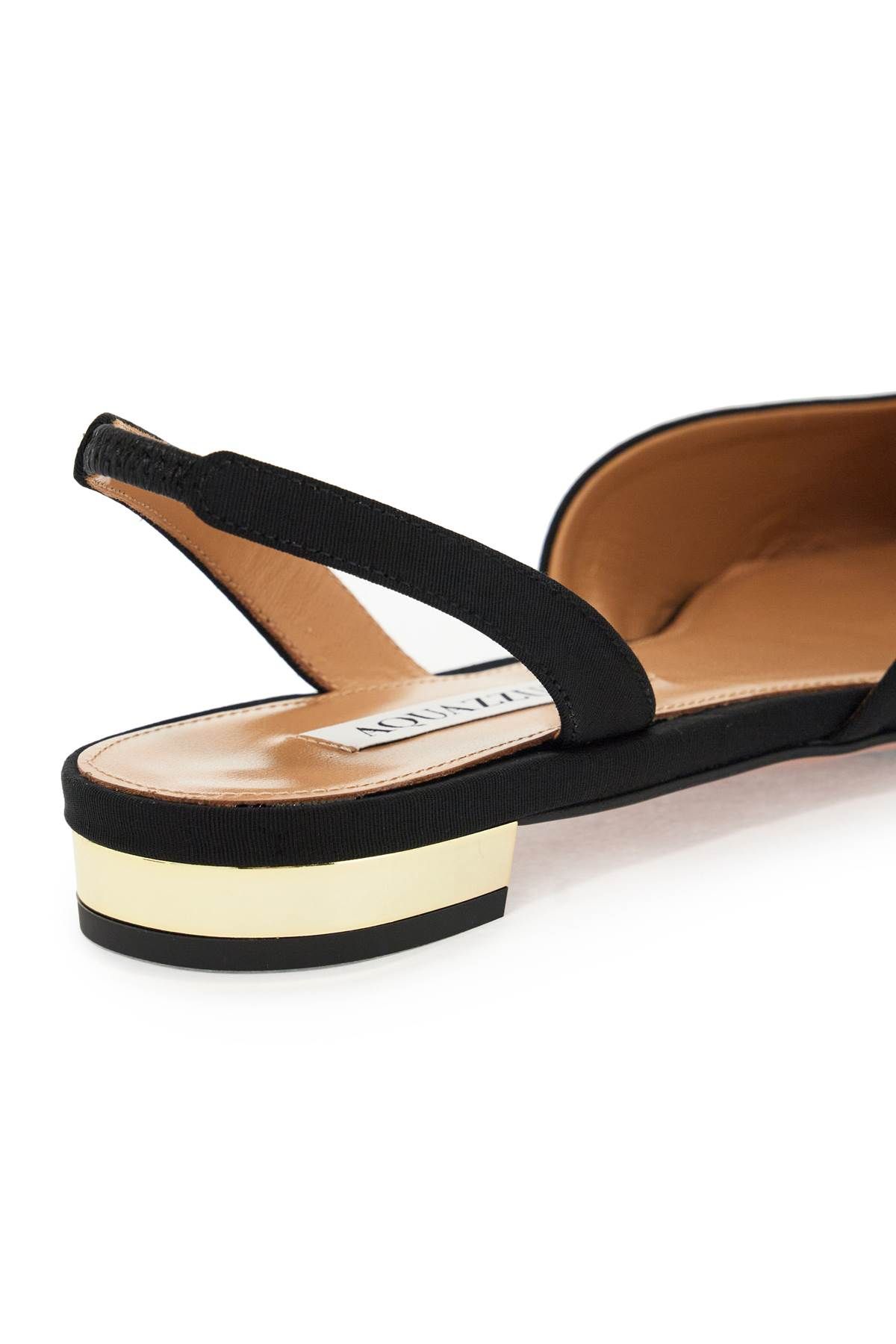 Shop Aquazzura Milanese Slingback In Black