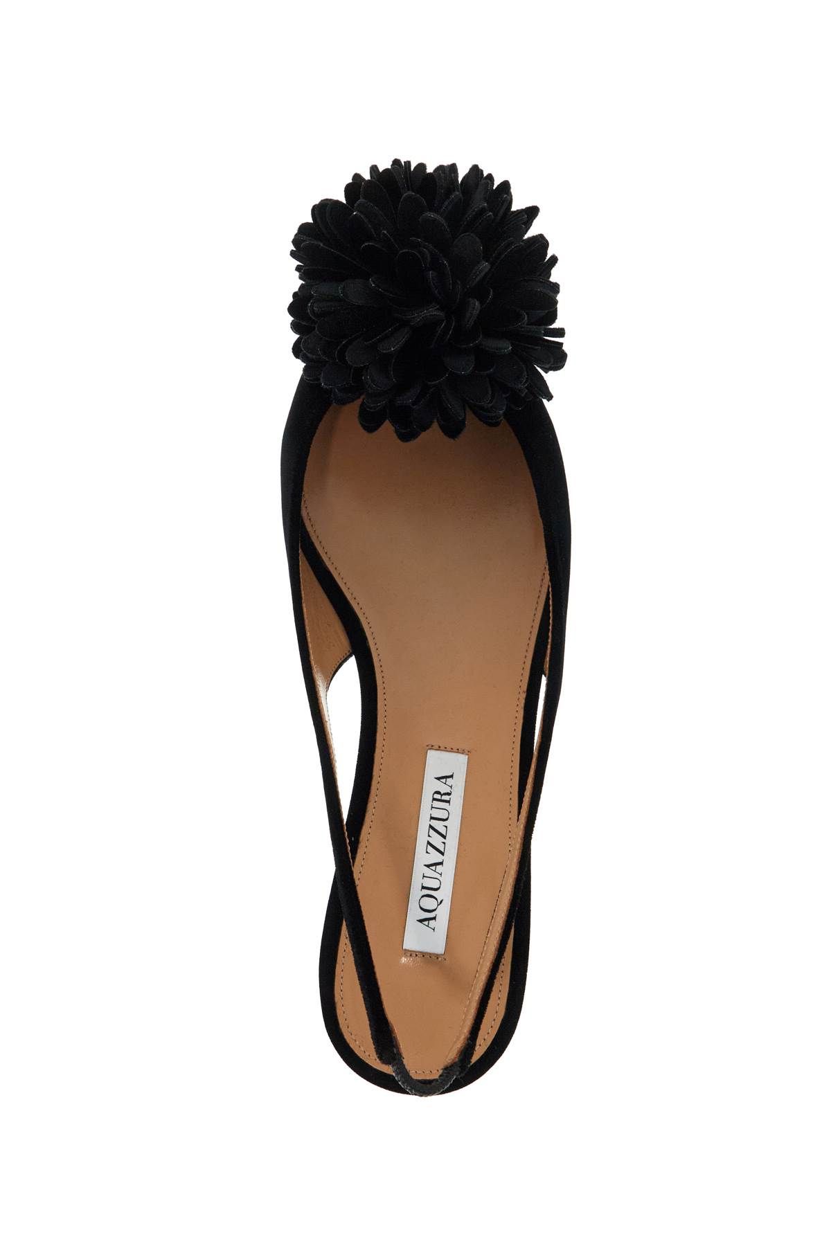 Shop Aquazzura Velvet Slingback Coutur In Black