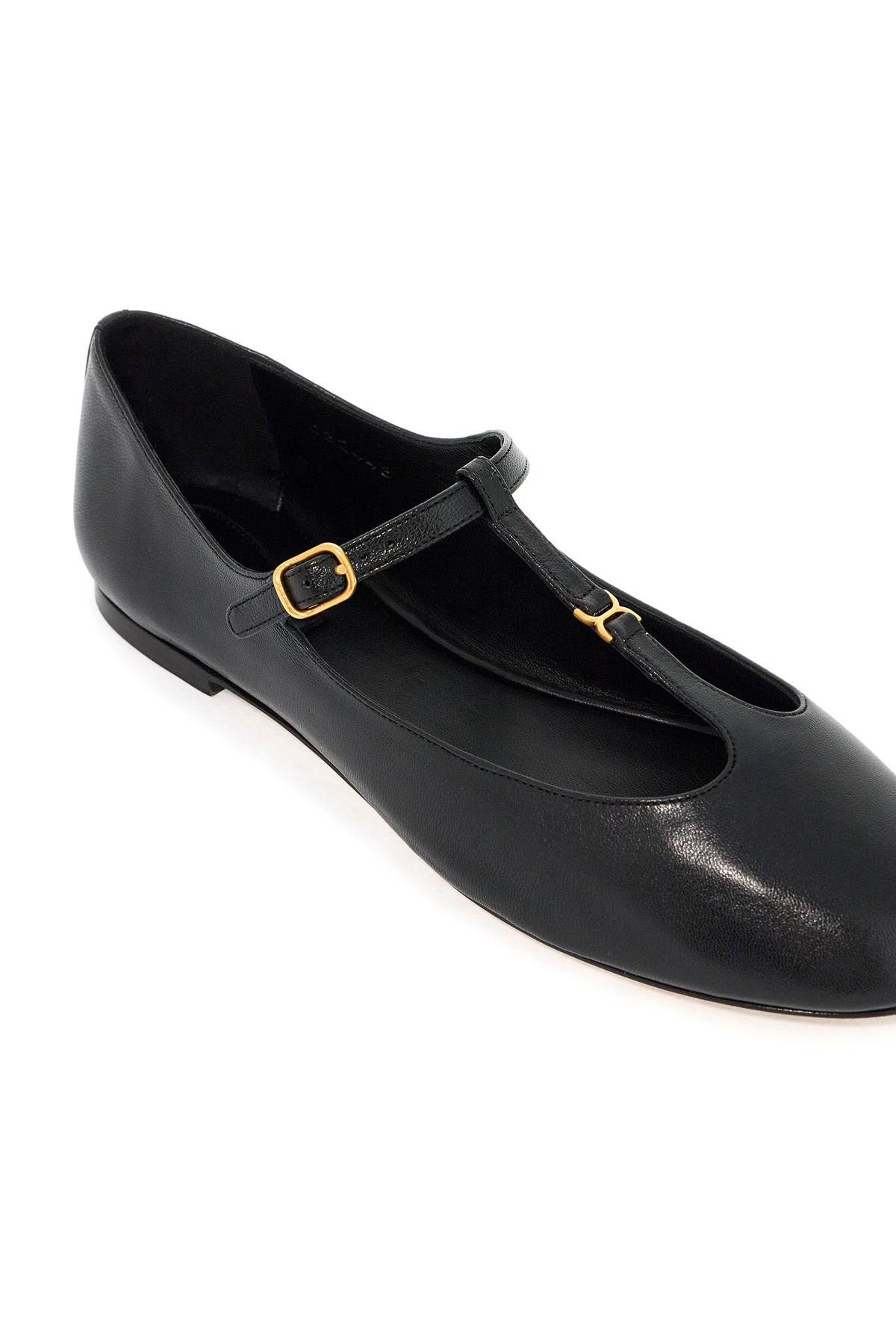 Shop Chloé Marcie Nappa Ballet Flats In Black