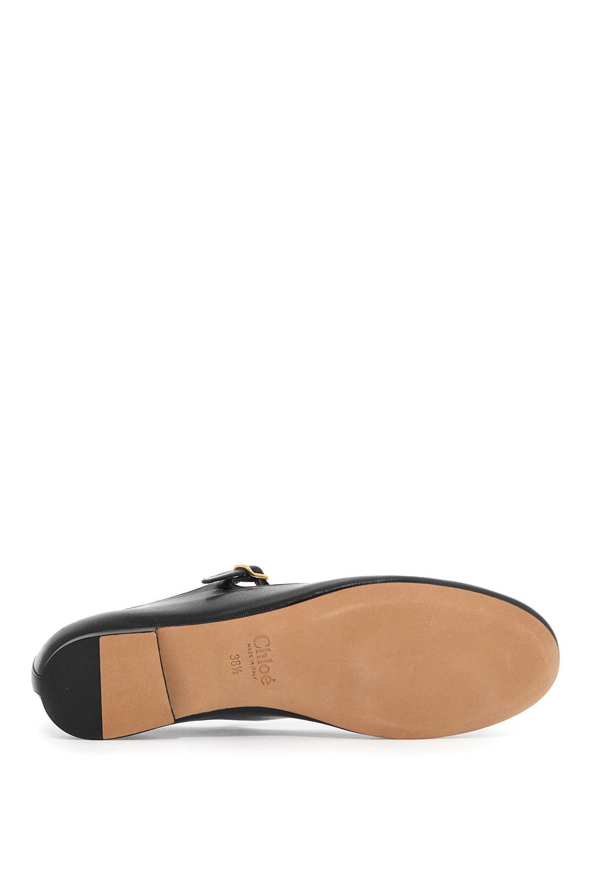 Shop Chloé Marcie Nappa Ballet Flats In Black