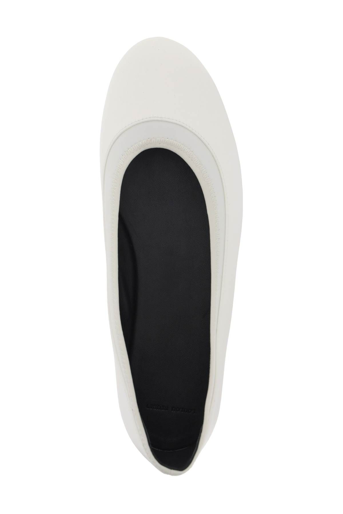 Shop Loulou Studio Frano Ballet Flats In White