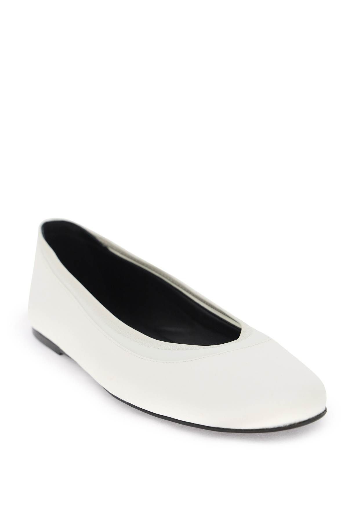 Shop Loulou Studio Frano Ballet Flats In White