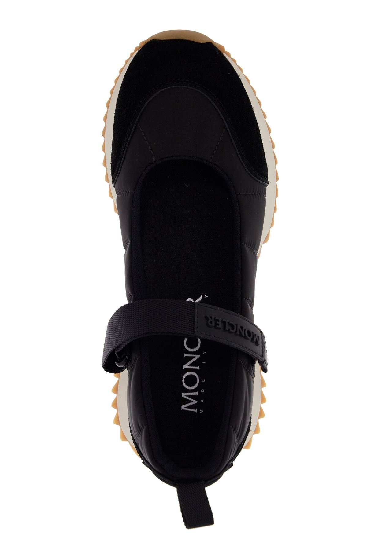 Shop Moncler Nylon Pacey Ballet Flats In Black