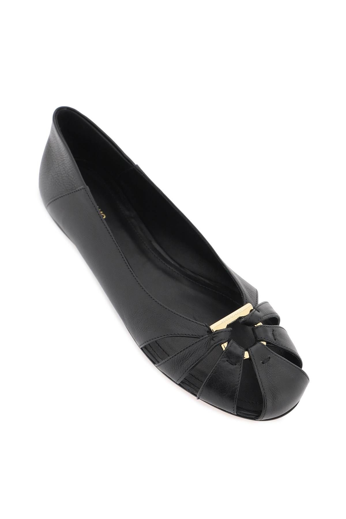 FERRAGAMO BALLET FLATS WITH 