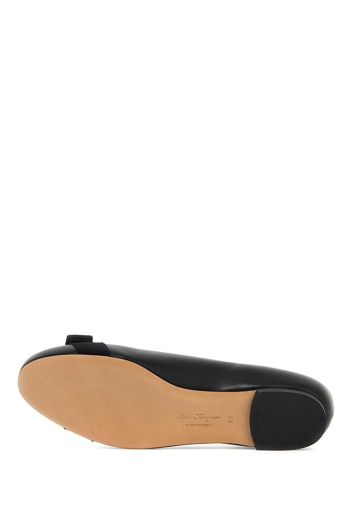 Shop Ferragamo Varina Ballet Flats In Black