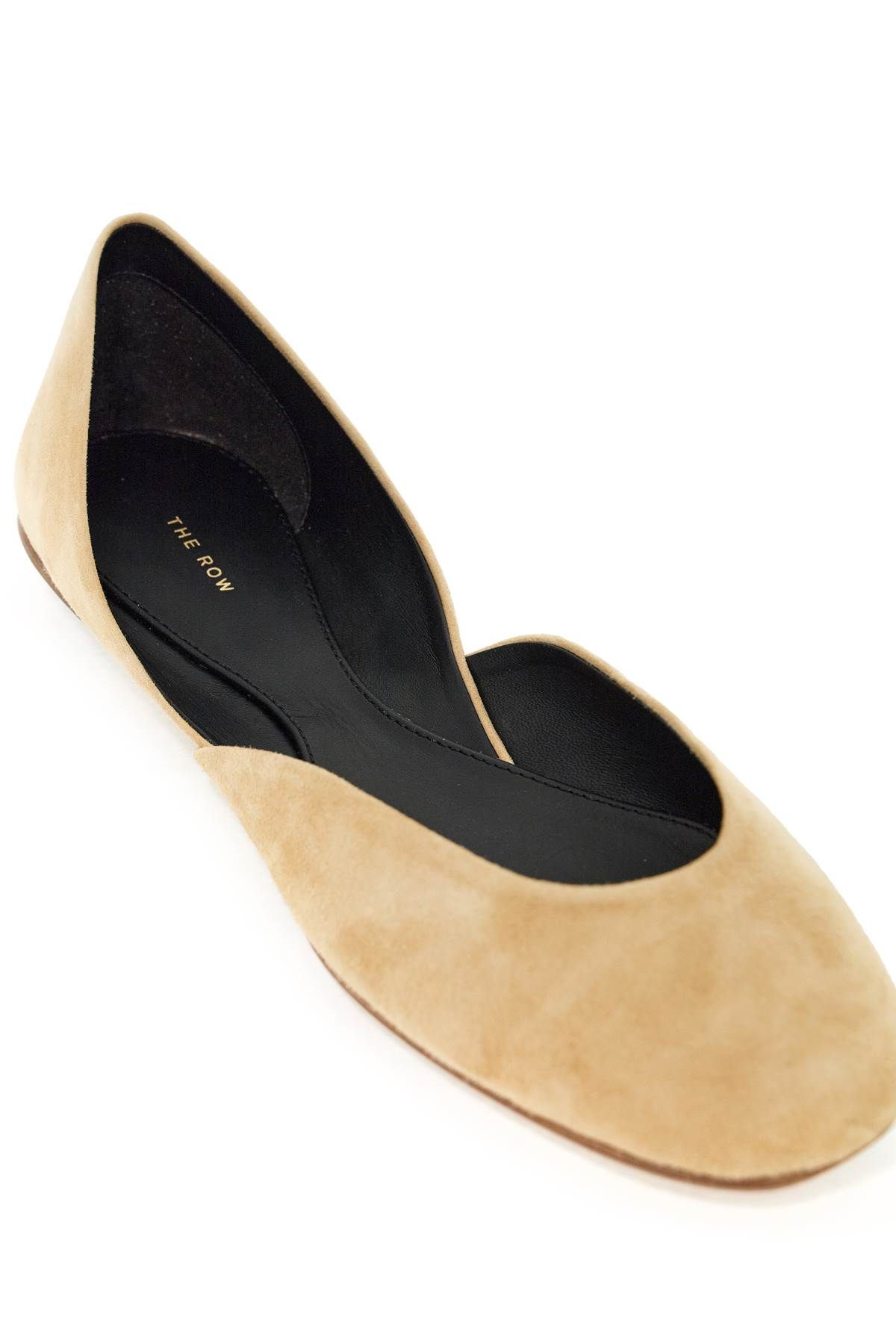 Shop The Row Gemma Ballet Fl In Beige