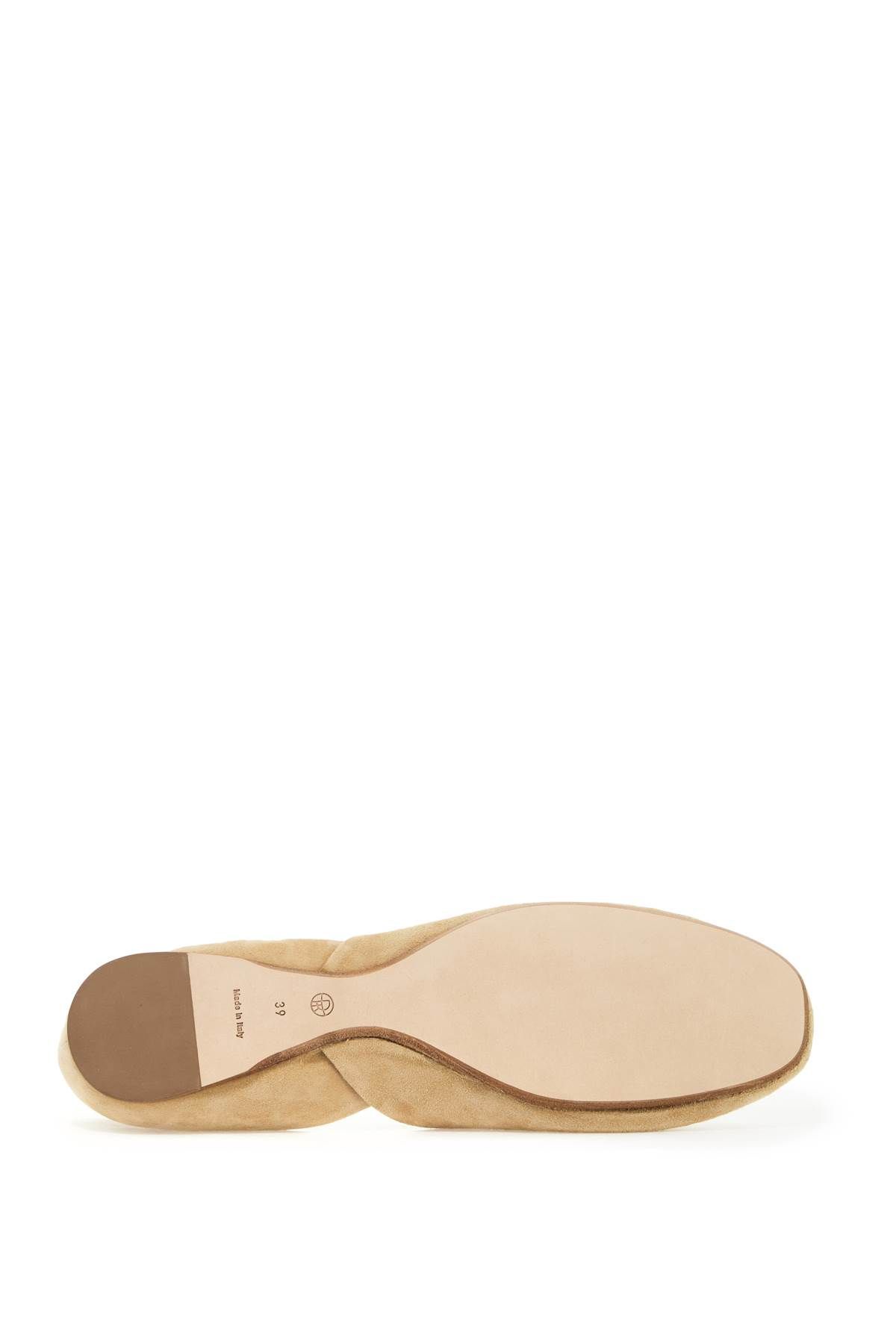 Shop The Row Gemma Ballet Fl In Beige