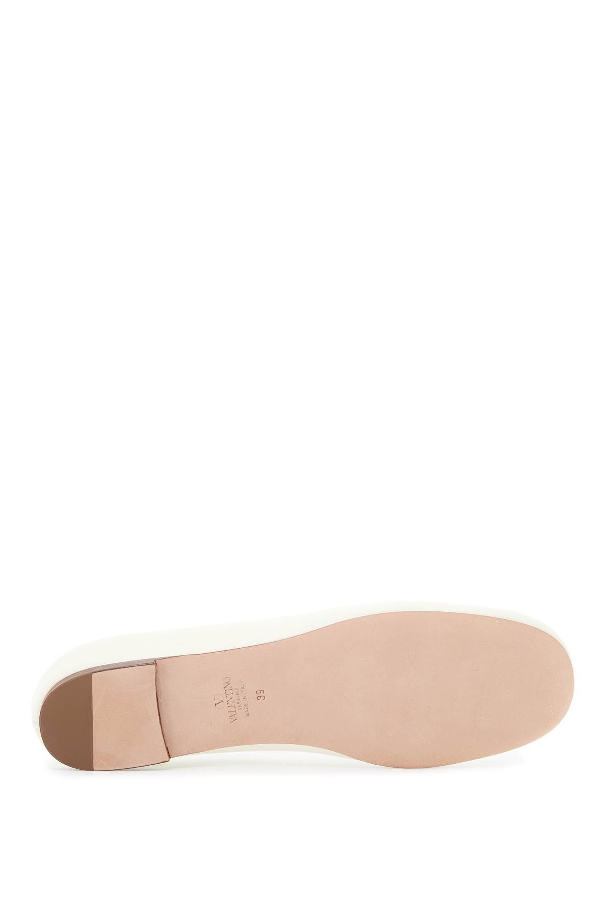 Shop Valentino 'ballet Flats Vlogo: In White