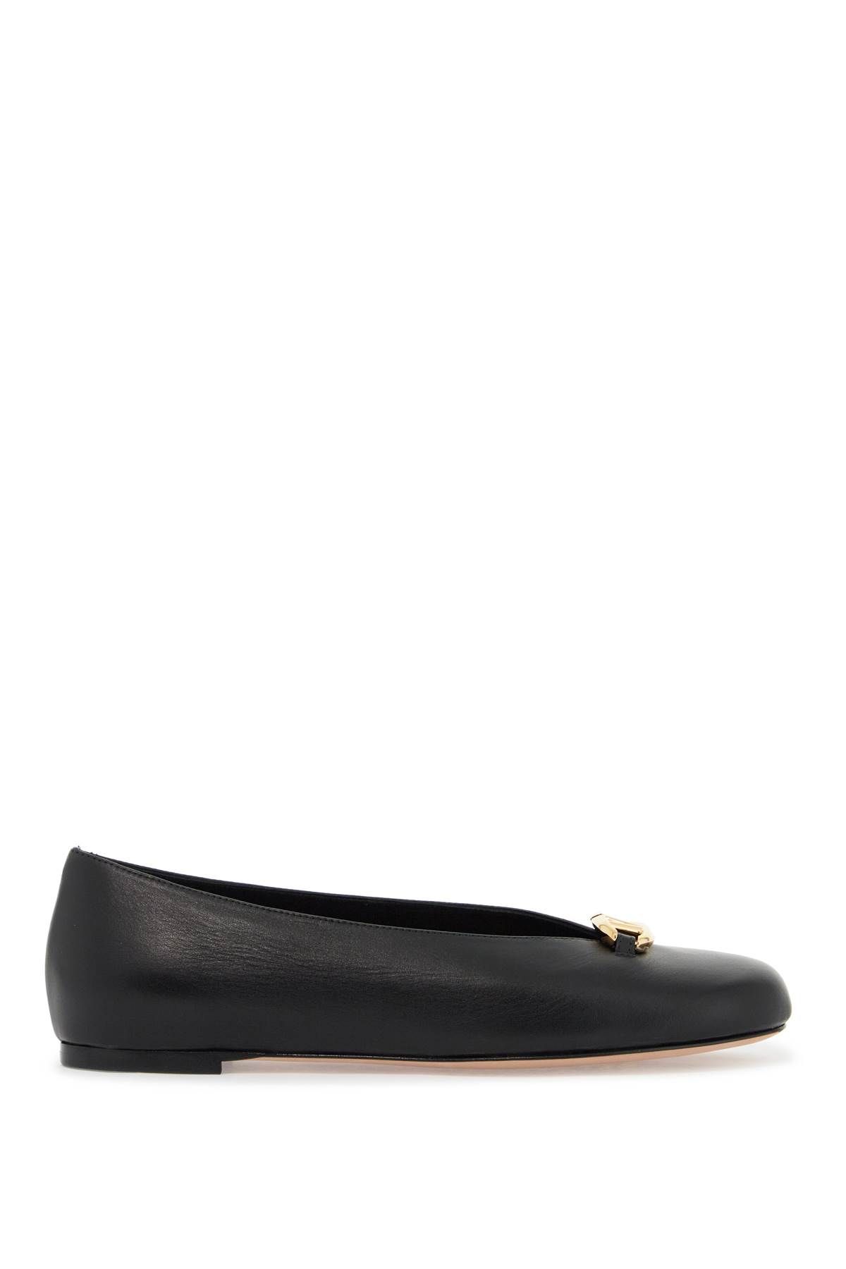 Shop Valentino 'ballet Flats Vlogo: In Black