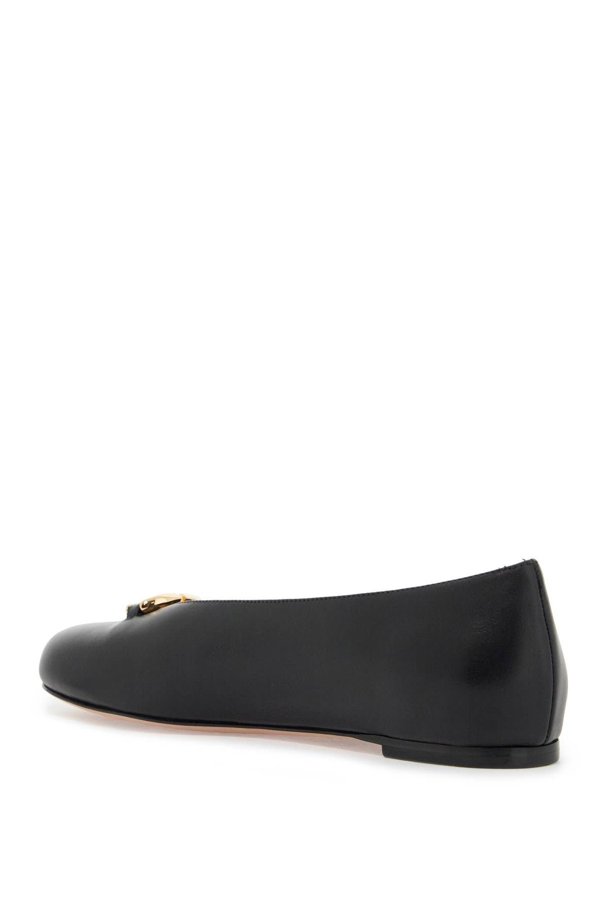 Shop Valentino 'ballet Flats Vlogo: In Black