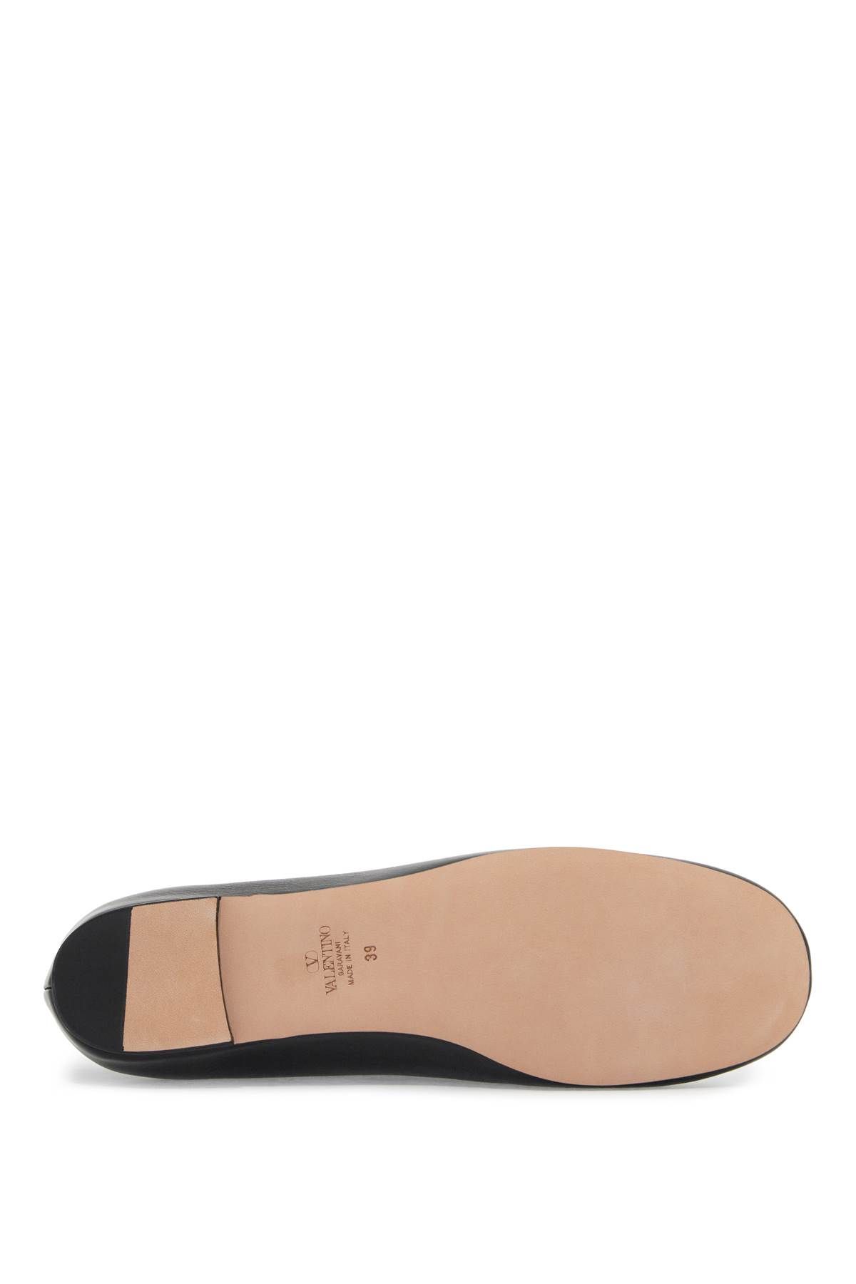 Shop Valentino 'ballet Flats Vlogo: In Black