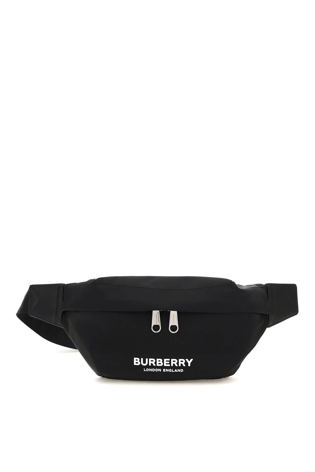 Burberry Logo-print Sonny Belt Bag In Black