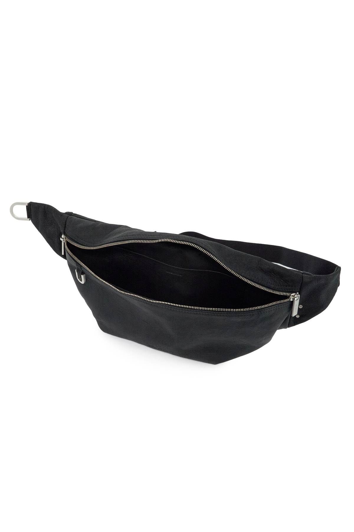 Shop Rick Owens Bumbag Waist In Black