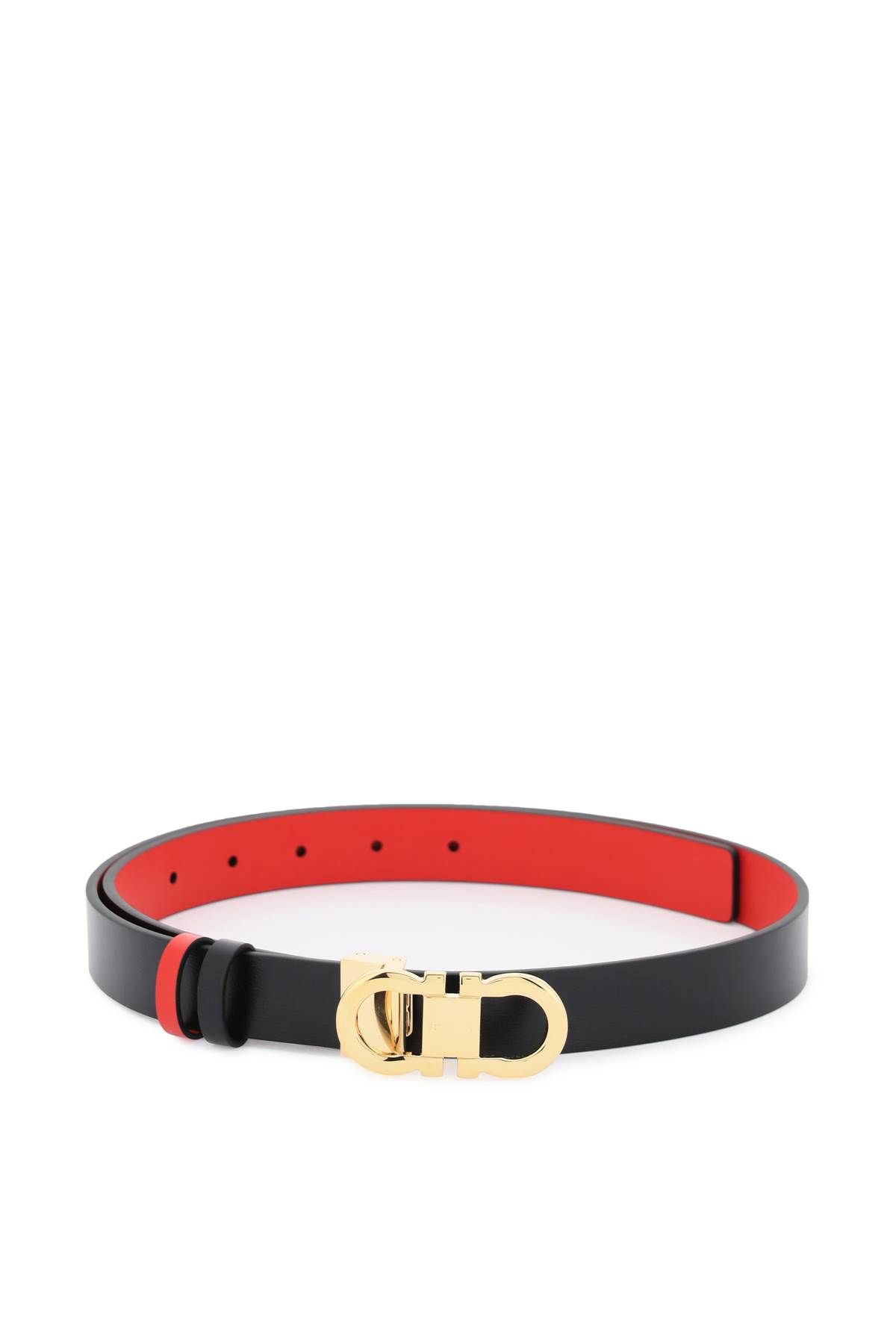 FERRAGAMO REVERSIBLE GANCINI BELT 