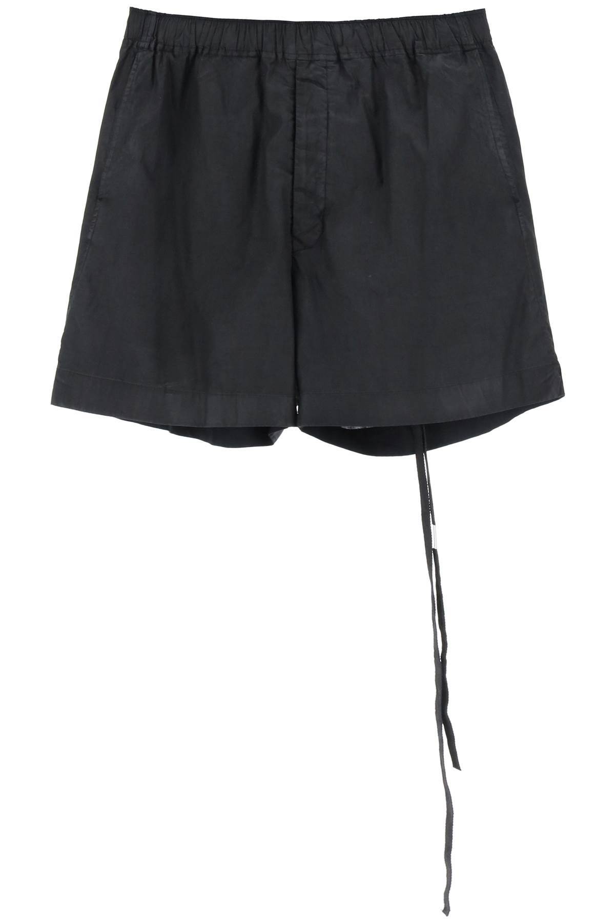 Shop Ann Demeulemeester 'lucien' Sweatshorts In Cotton In Black