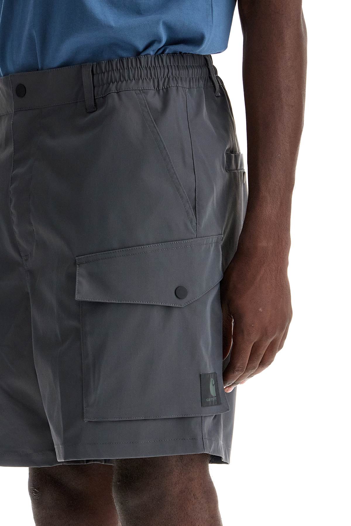 Shop Carhartt Balto Bermuda Shorts In Grey