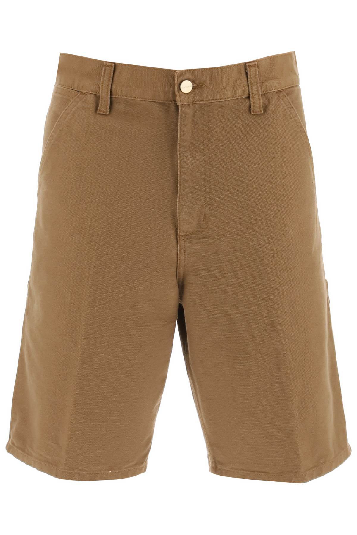 Shop Carhartt Organic Cotton Shorts In Brown