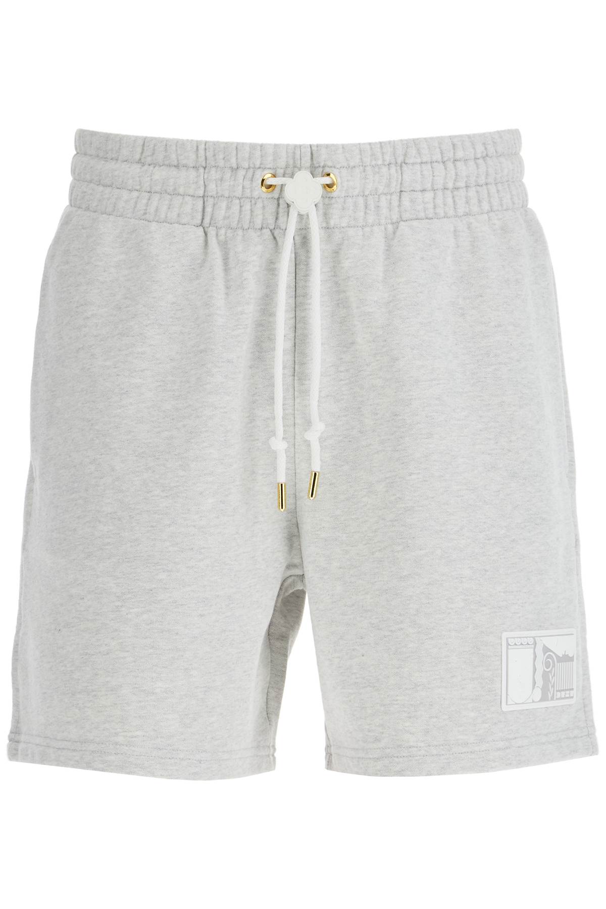 Shop Casablanca Sporty Tennis Statues Bermuda In Grey