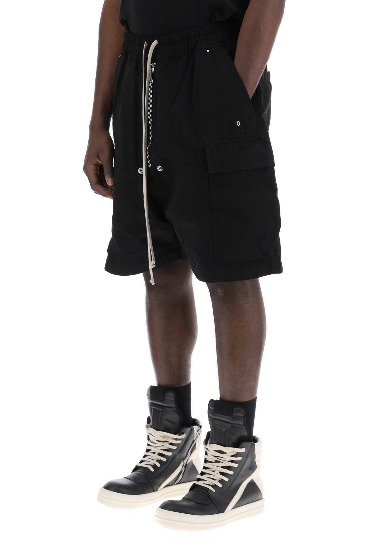 Shop Drkshdw Cargo Bermuda Shorts With In Black